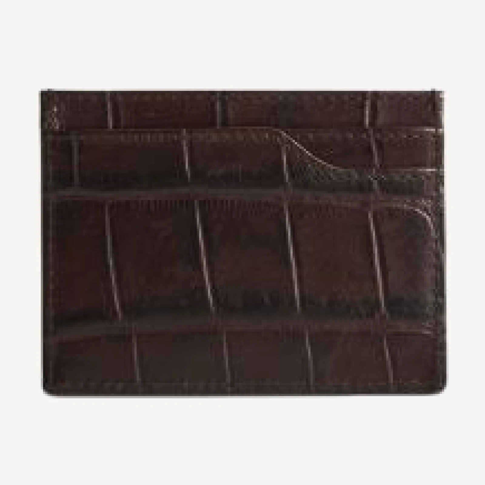 Reiss Cabot Croc Embossed Leather Card Case
