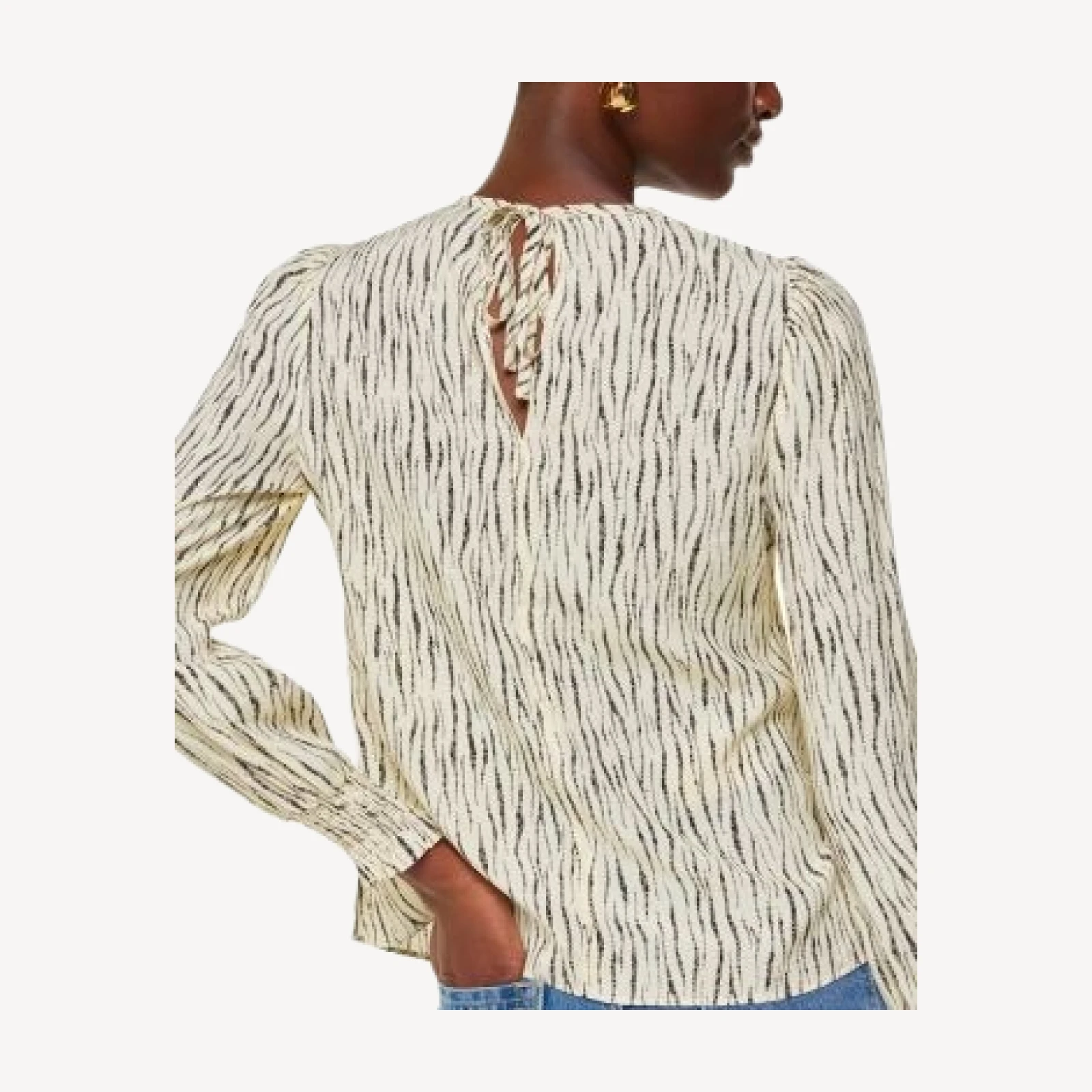 Whistles Shibori Stripe Blouse