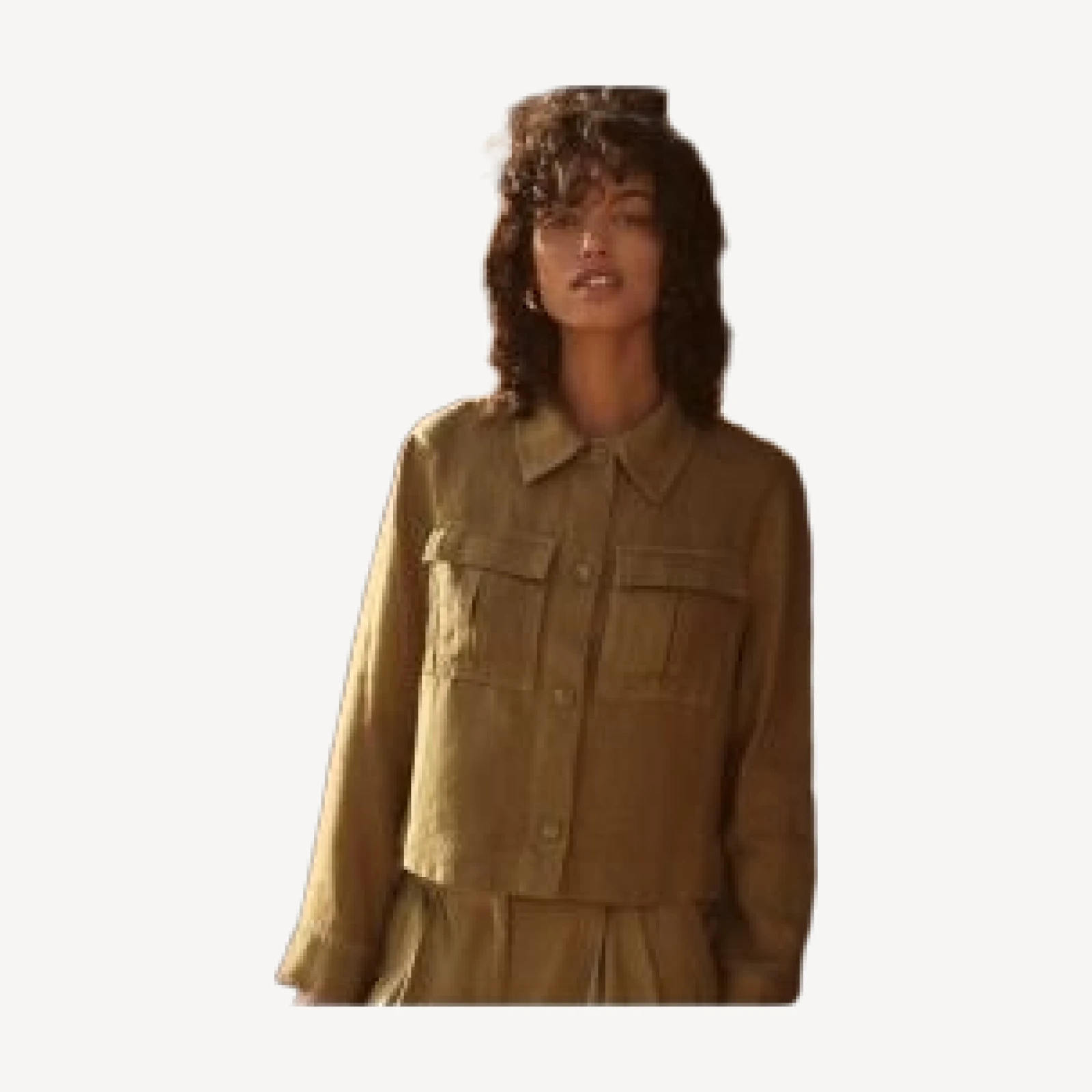 Whistles Abby Linen Casual Jacket