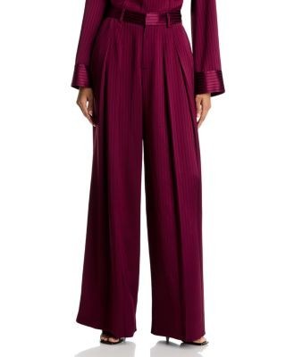 Cinq a Sept Georgia Satin Stripe Pants