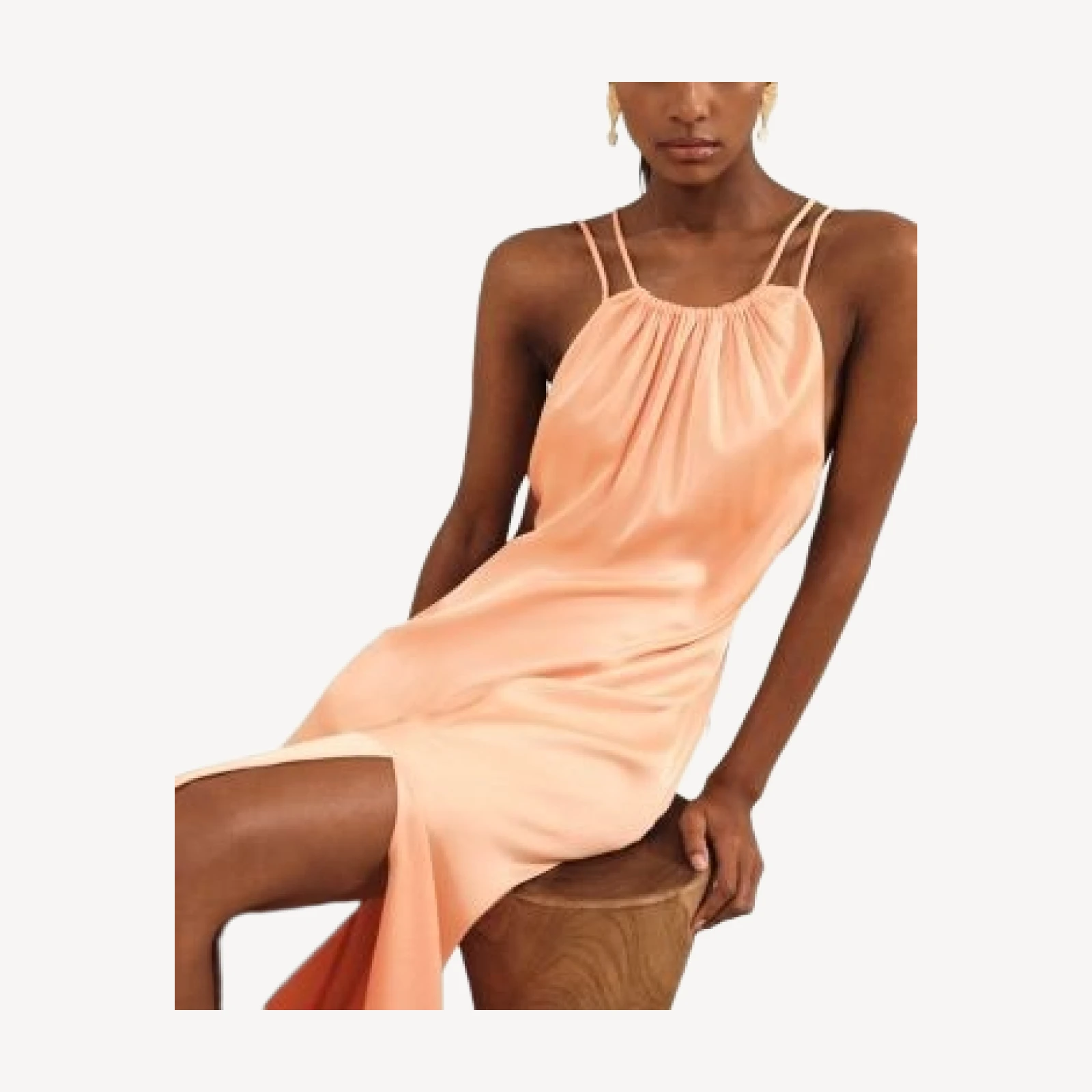 Reiss Tallie Satin Dress