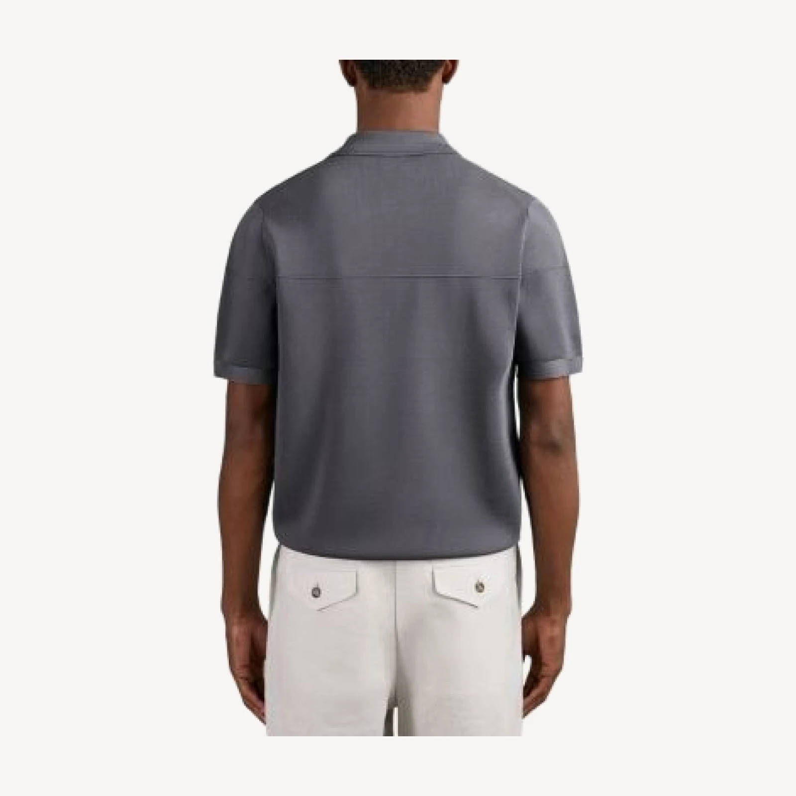 Reiss Blinker Short Sleeve Snap Polo
