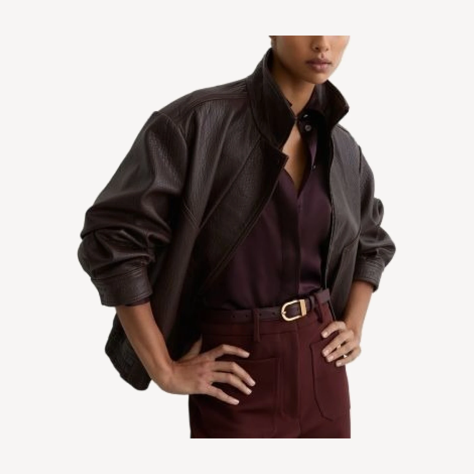 Reiss Women's Hazel Leather Belt