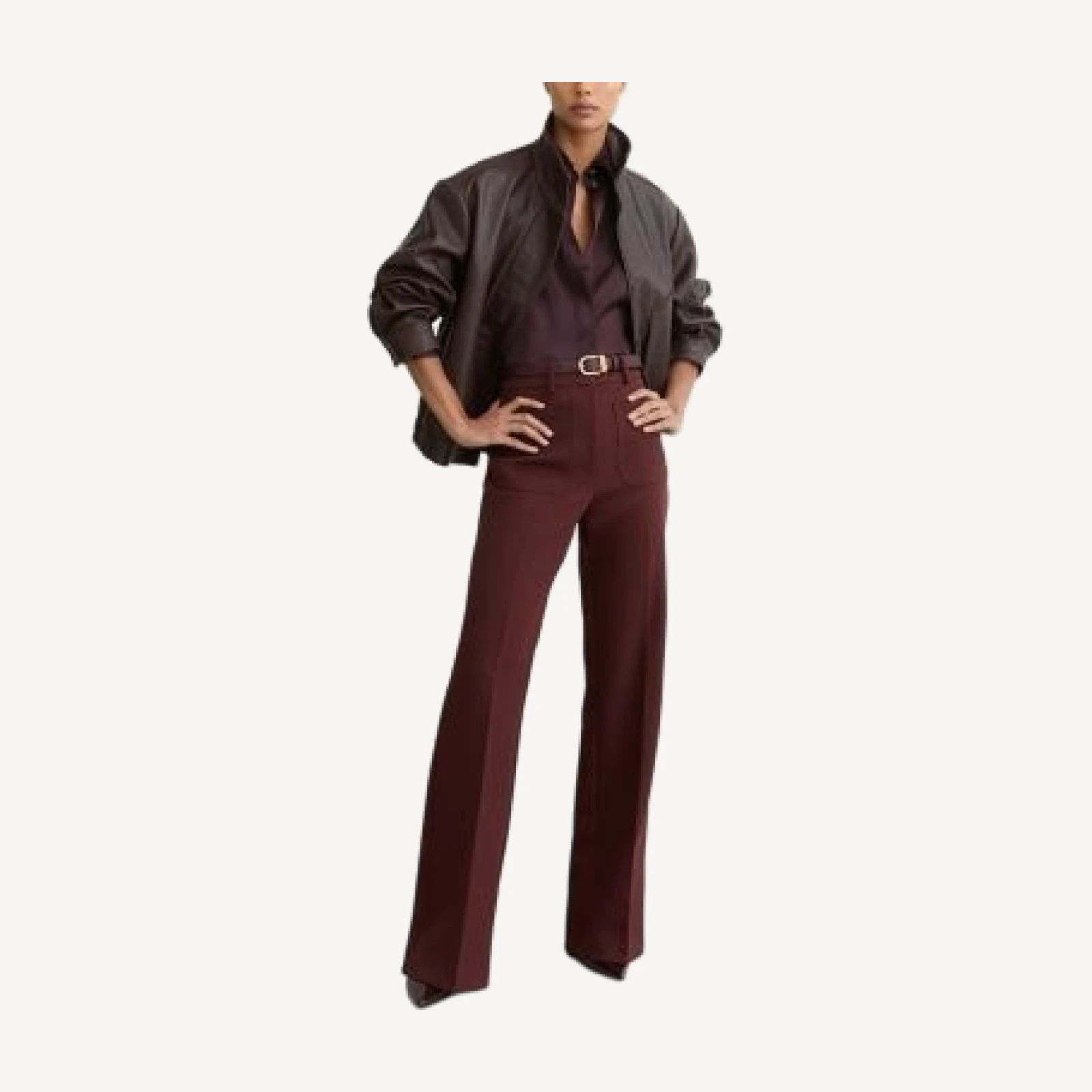 Reiss Women's Hazel Leather Belt