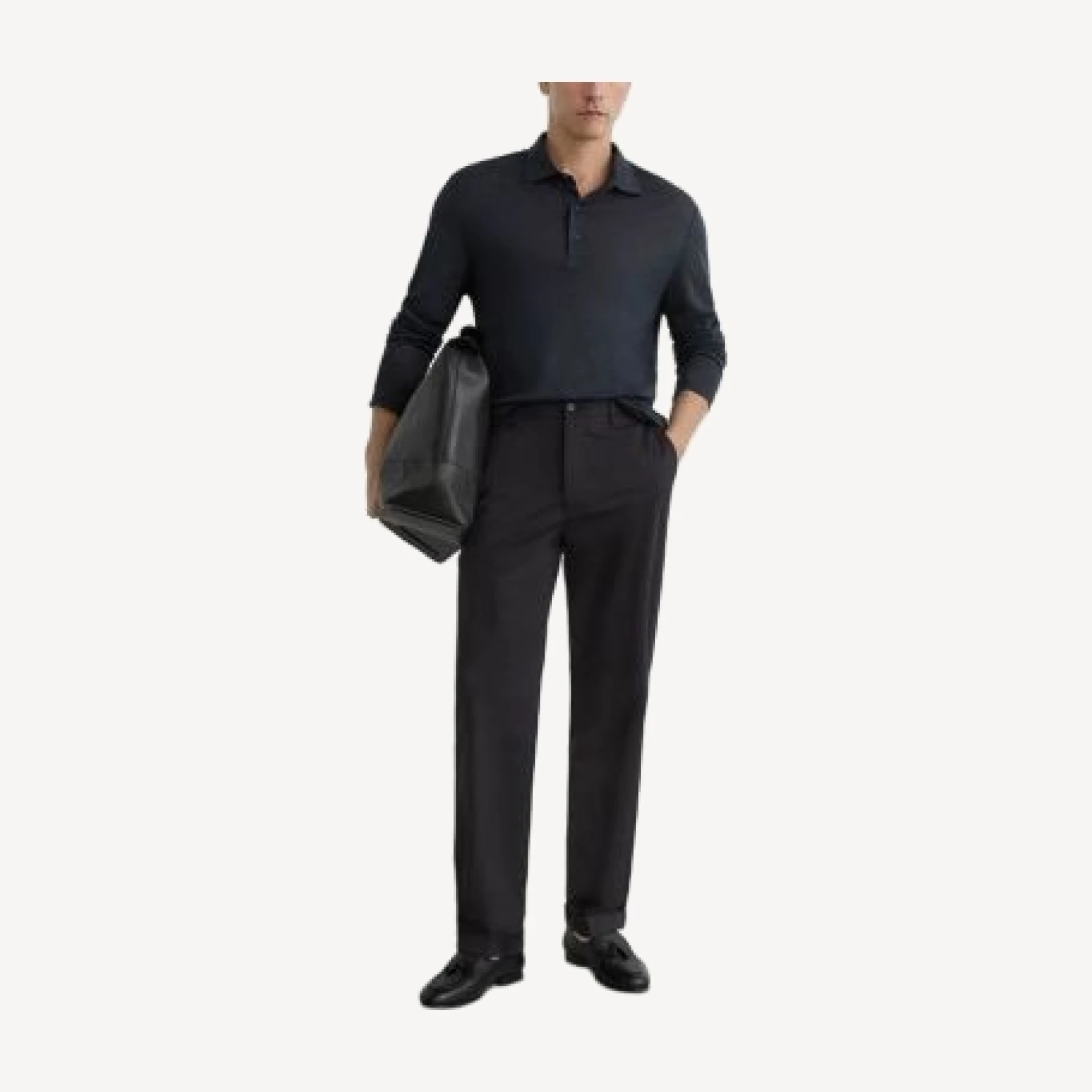 Reiss Pembroke Linen Polo Shirt