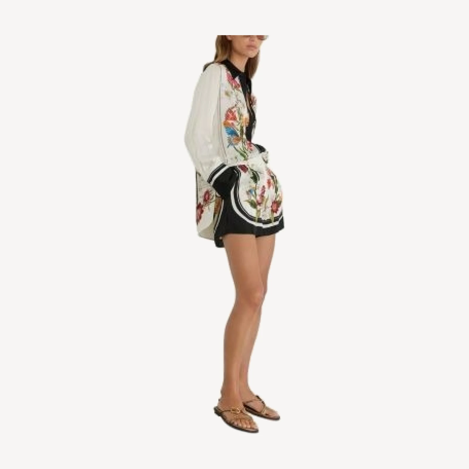 Reiss x Nybg SS26 Scarf Printed Shorts