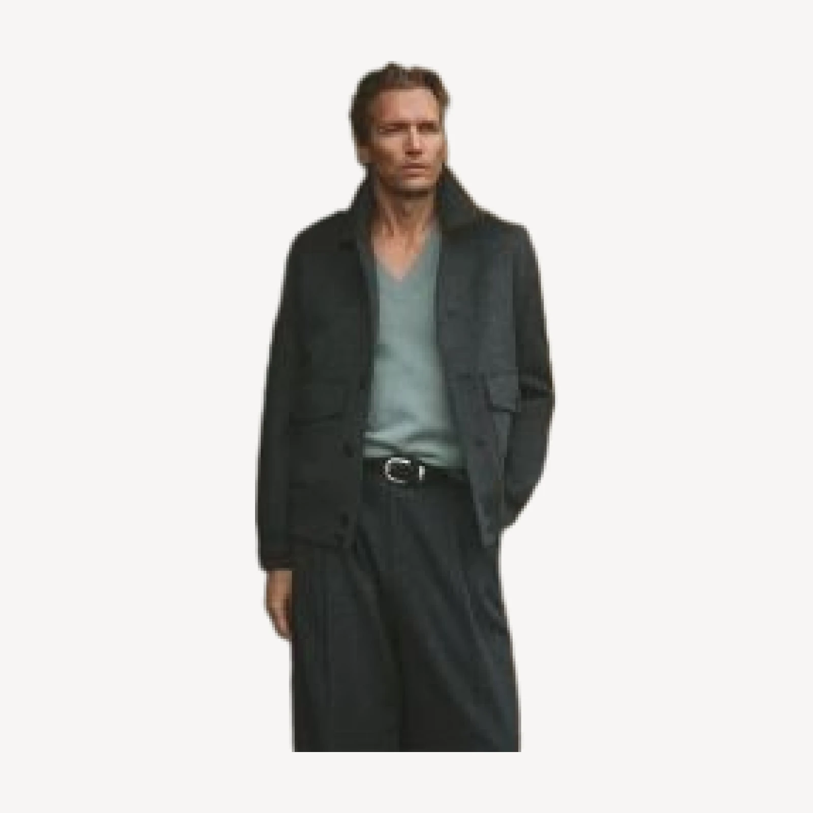 Reiss Alberz Wool & Cashmere V Neck Sweater