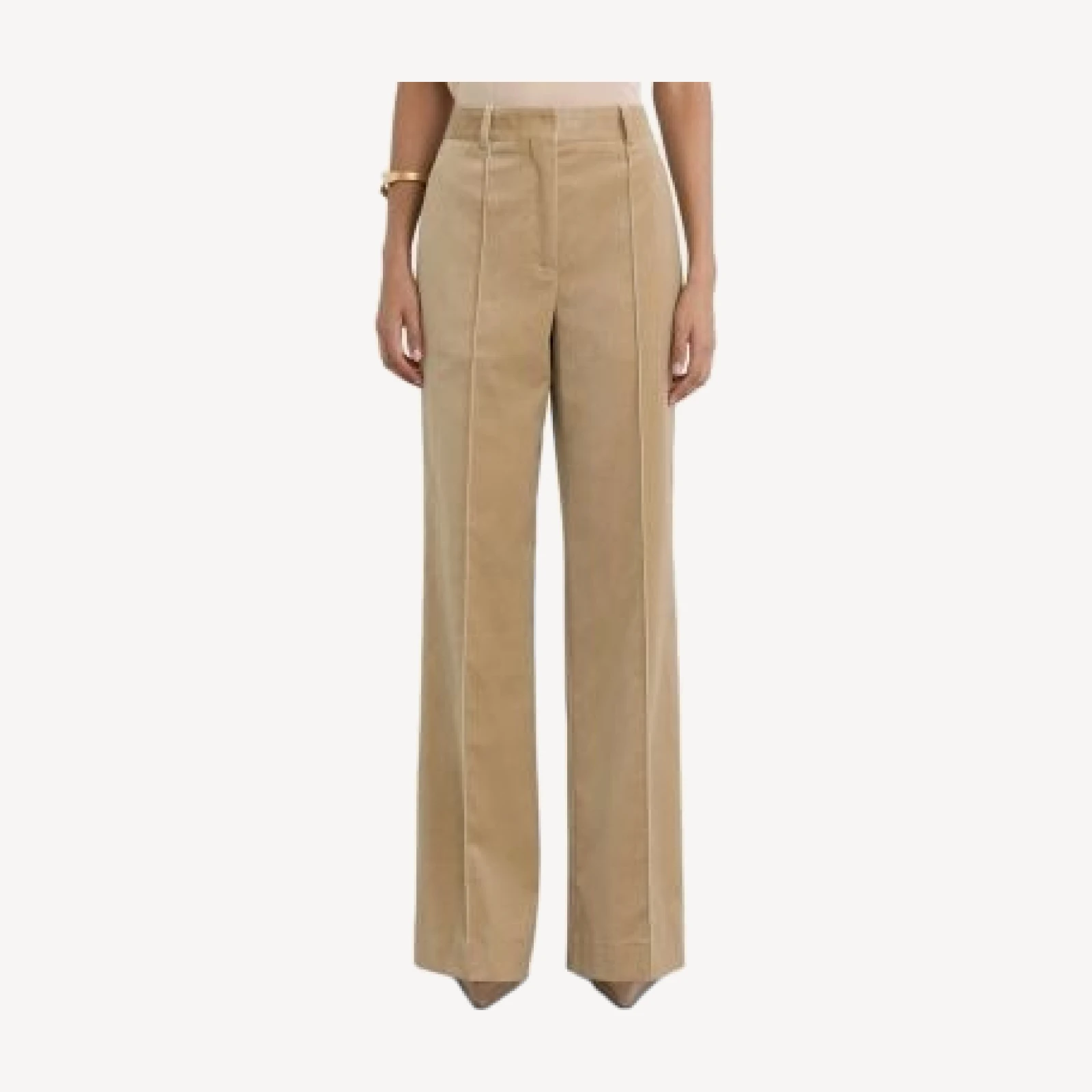Reiss Nessa Velvet Flare Trousers
