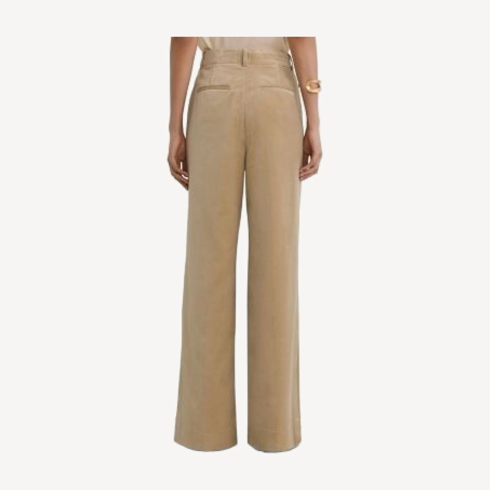 Reiss Nessa Velvet Flare Trousers