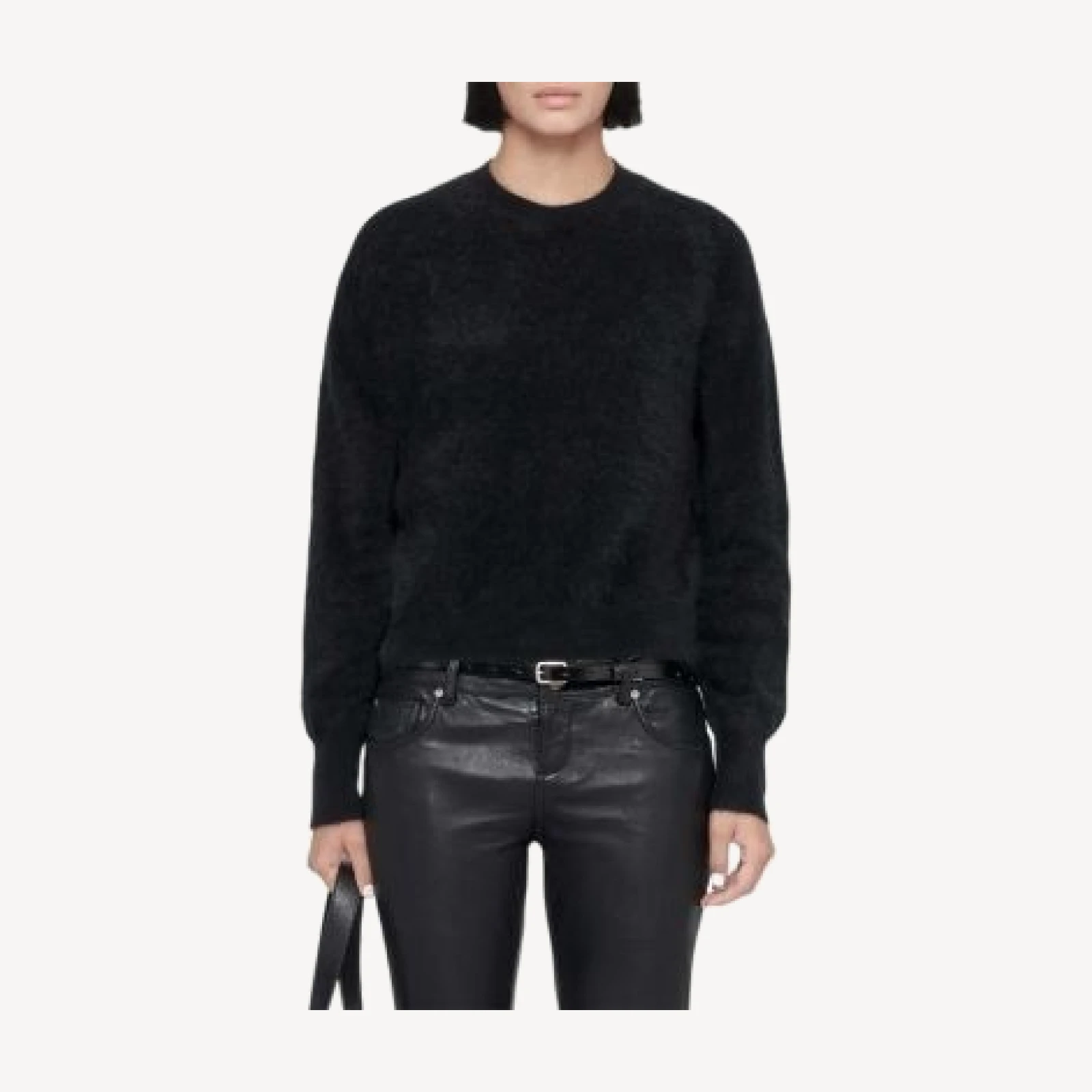 Allsaints Ada Brushed Cashmere Crewneck Sweater