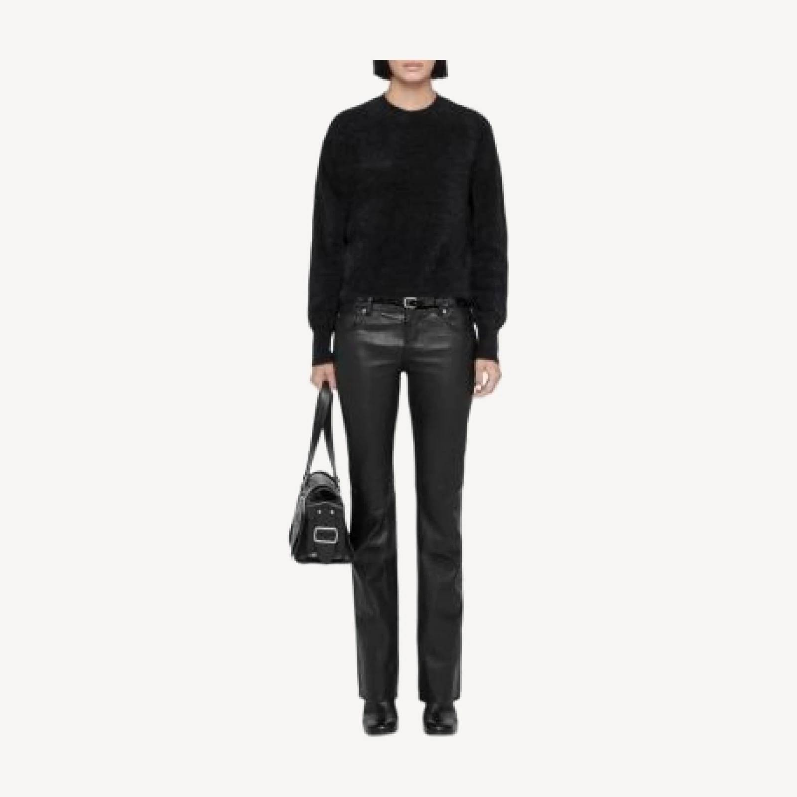 Allsaints Ada Brushed Cashmere Crewneck Sweater