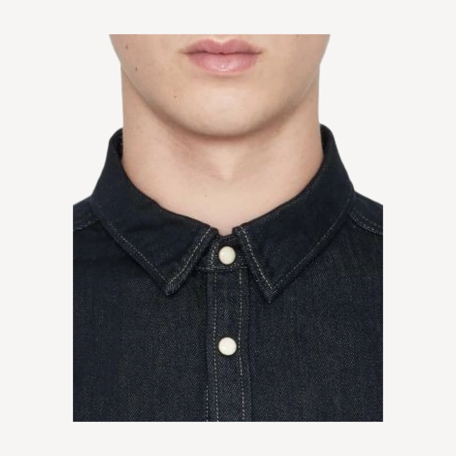 Allsaints Gleason Denim Button Up Shirt