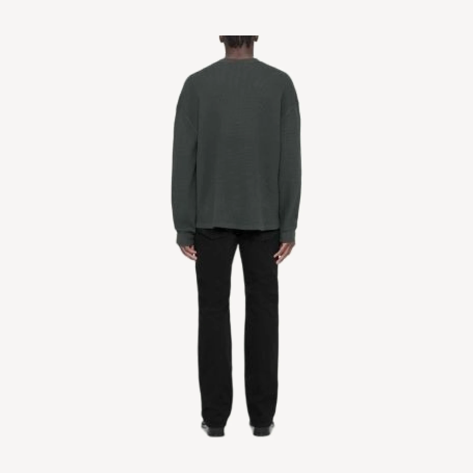 Allsaints Lex Waffle Cotton Logo Tee
