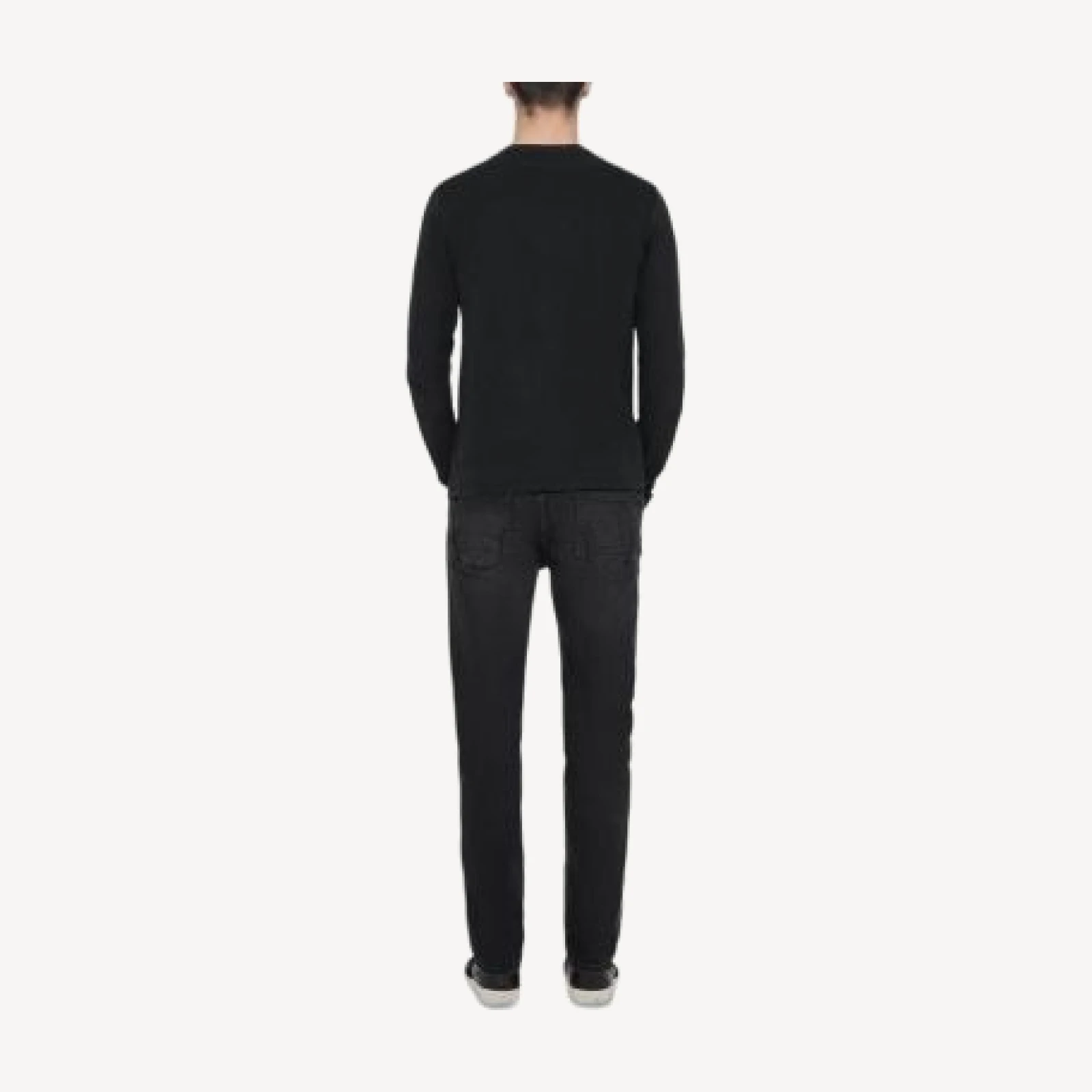 Allsaints Sid Skinny Fit Jeans in Washed Black