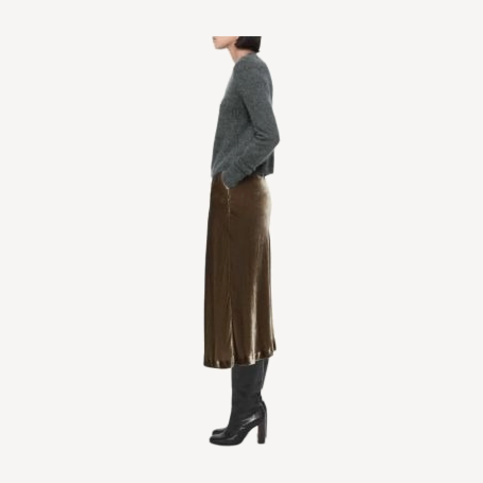 Allsaints Ada Cashmere Crewneck Cardigan