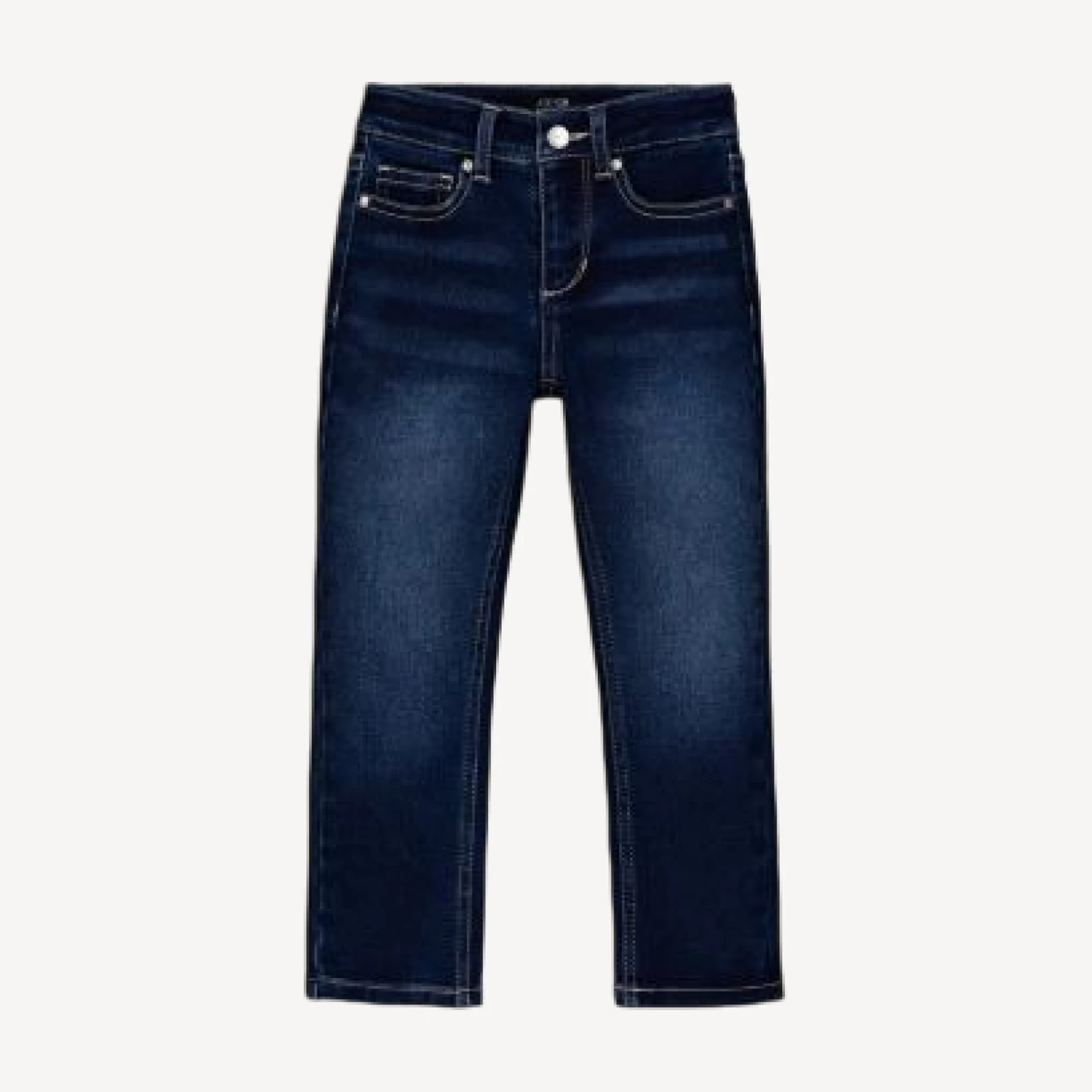 Joe's Jeans Boys' Long Sleeved Polo Top & Straight Narrow Jeans Set - Little Kid