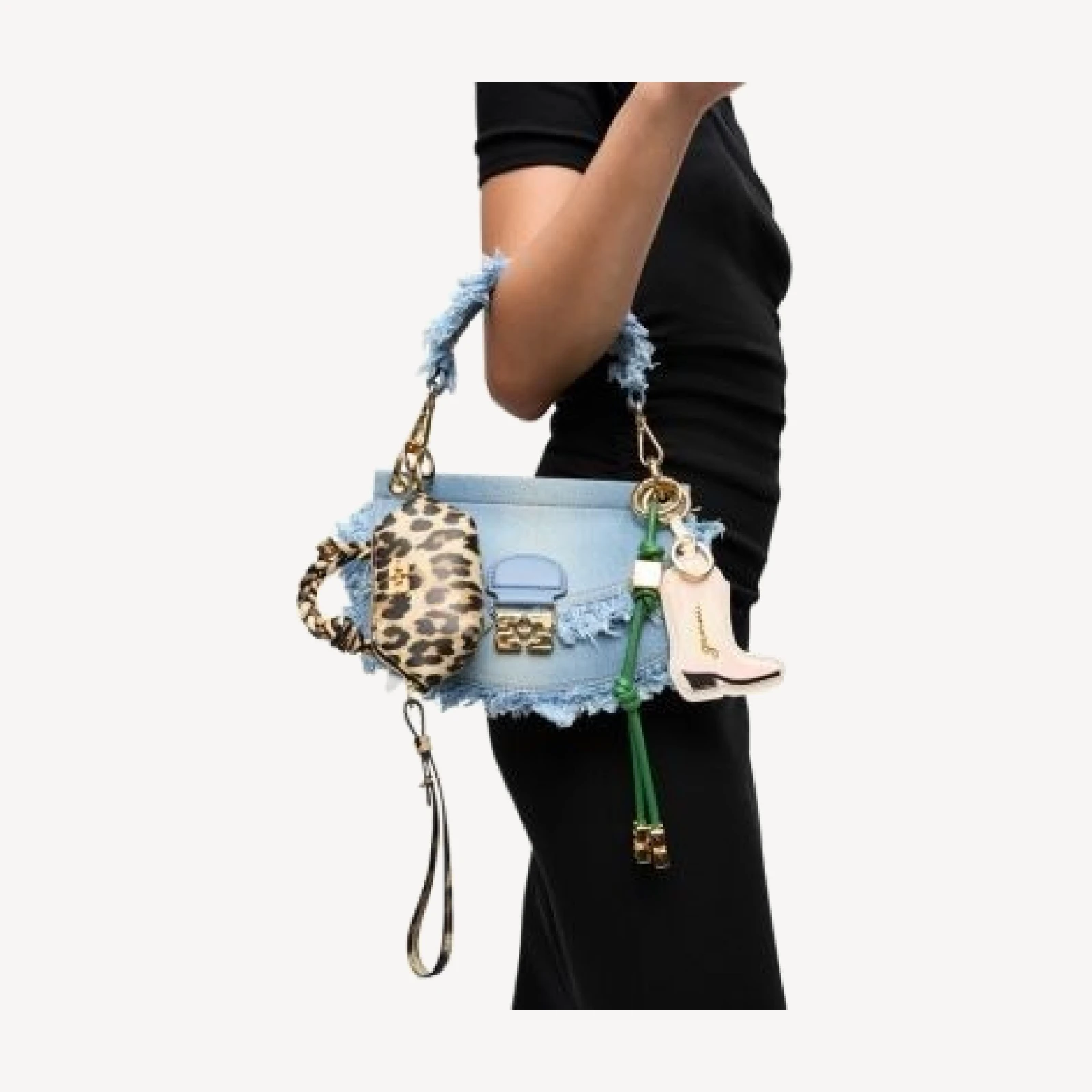 Ganni Western Boot Bag Charm