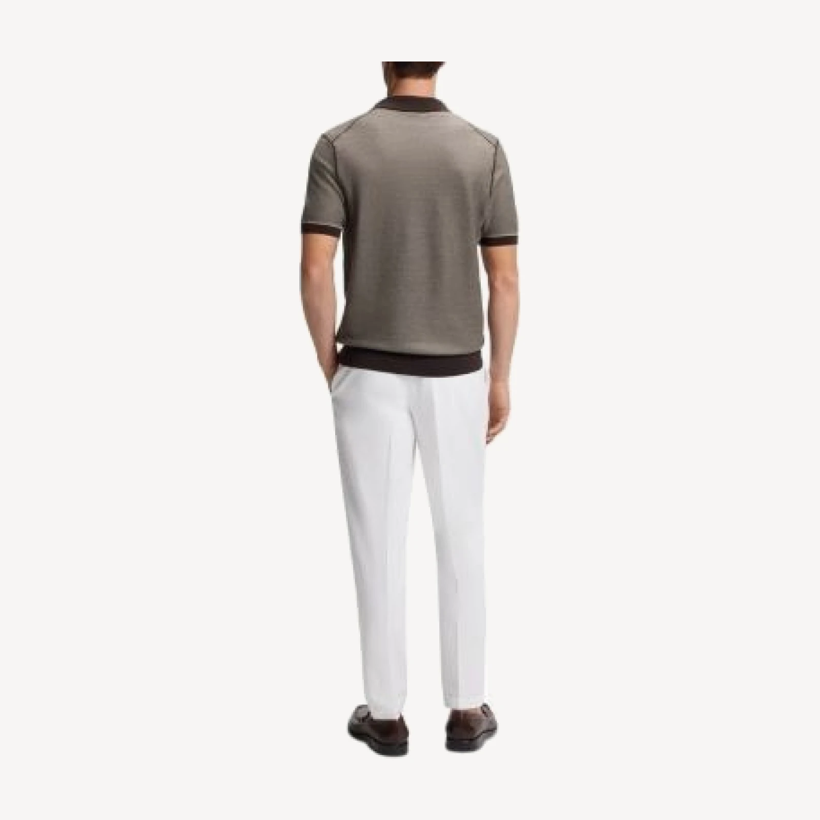 Boss Cotton Blend Knit Polo