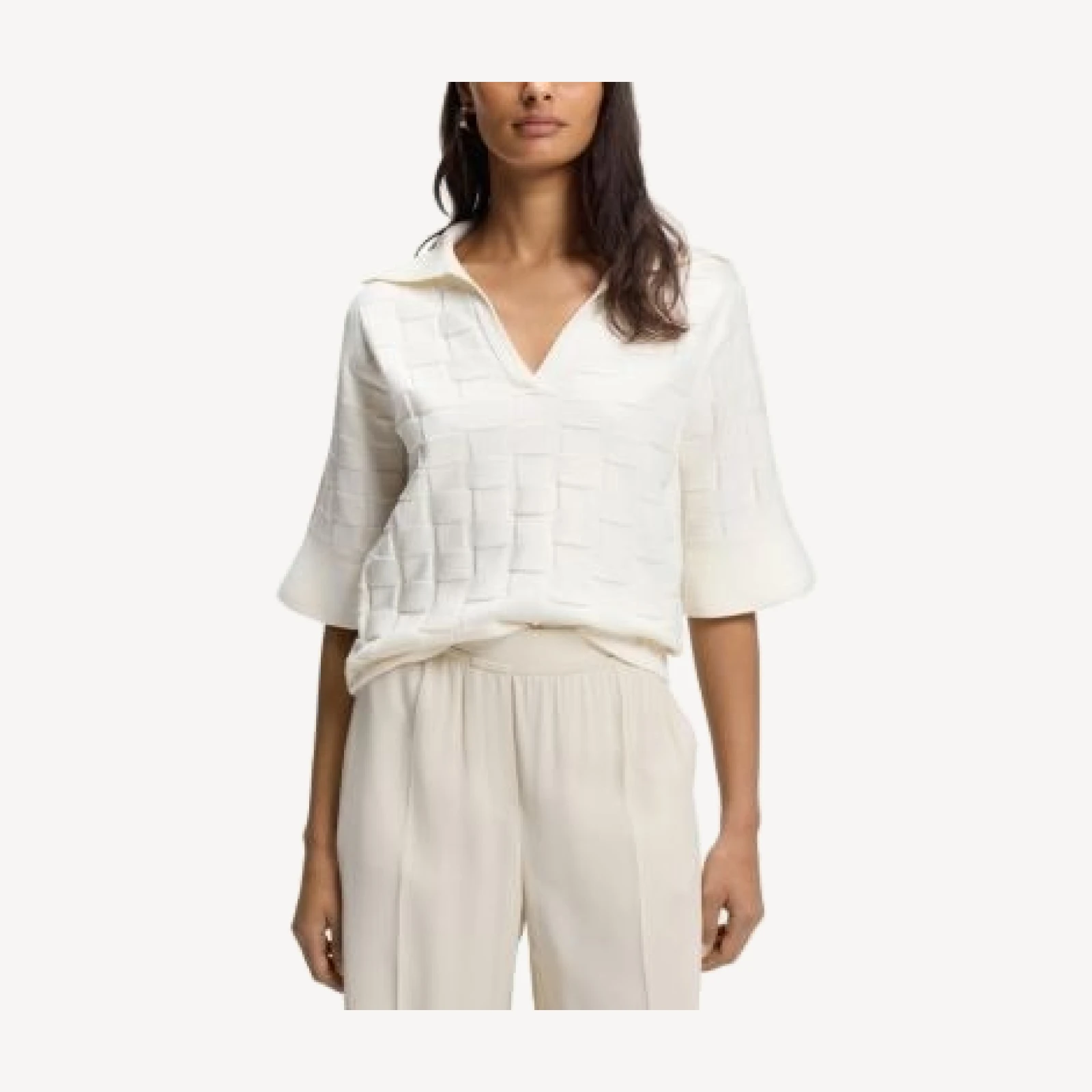 Hugo Boss Fapavero Check Texture Sweater - Exclusive
