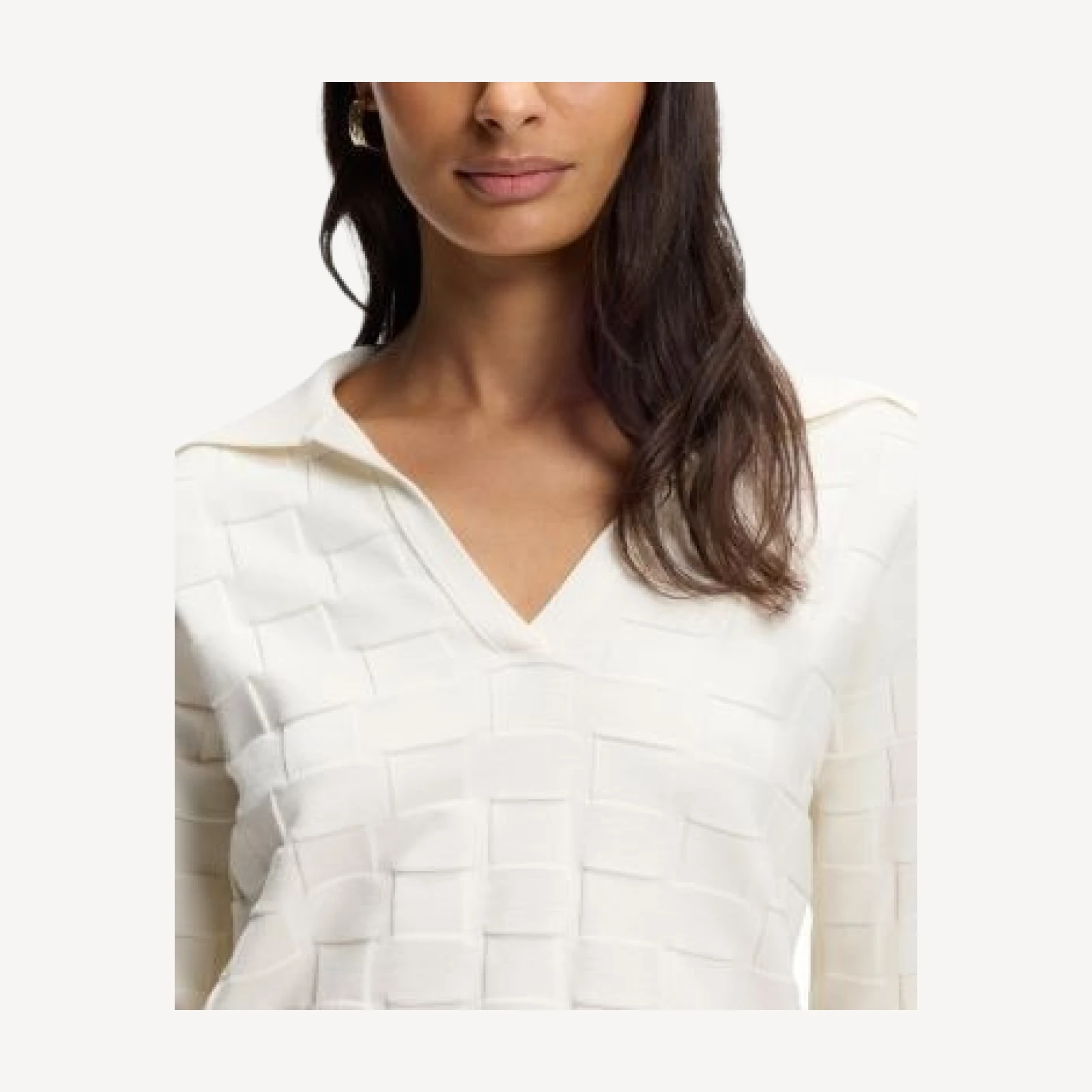 Hugo Boss Fapavero Check Texture Sweater - Exclusive