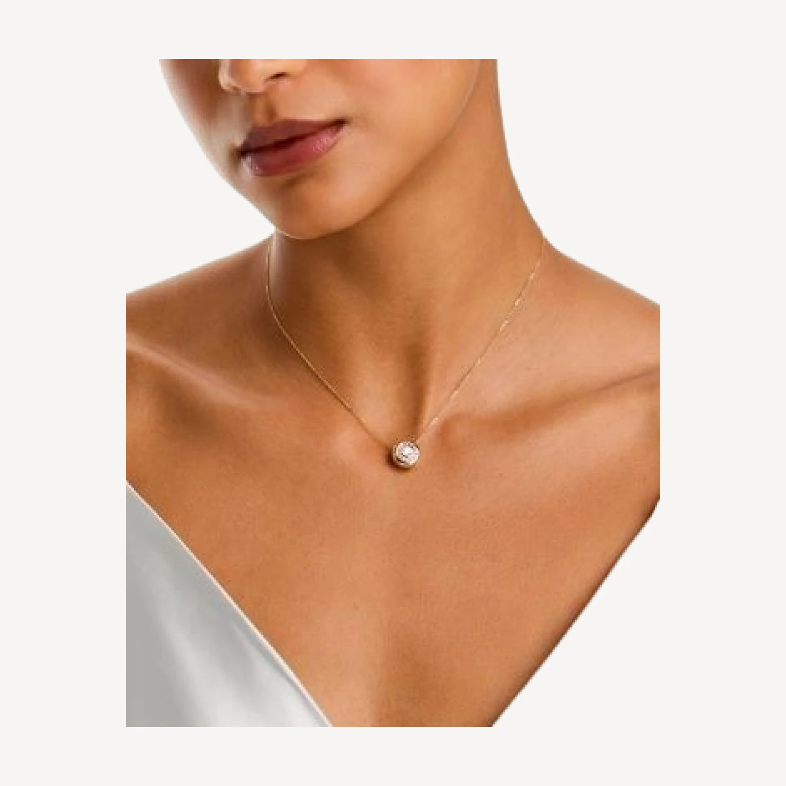 Bloomingdale's Fine Collection Diamond Bezel Bold Pendant Necklace in 14K Yellow Gold, 0.6 tcw