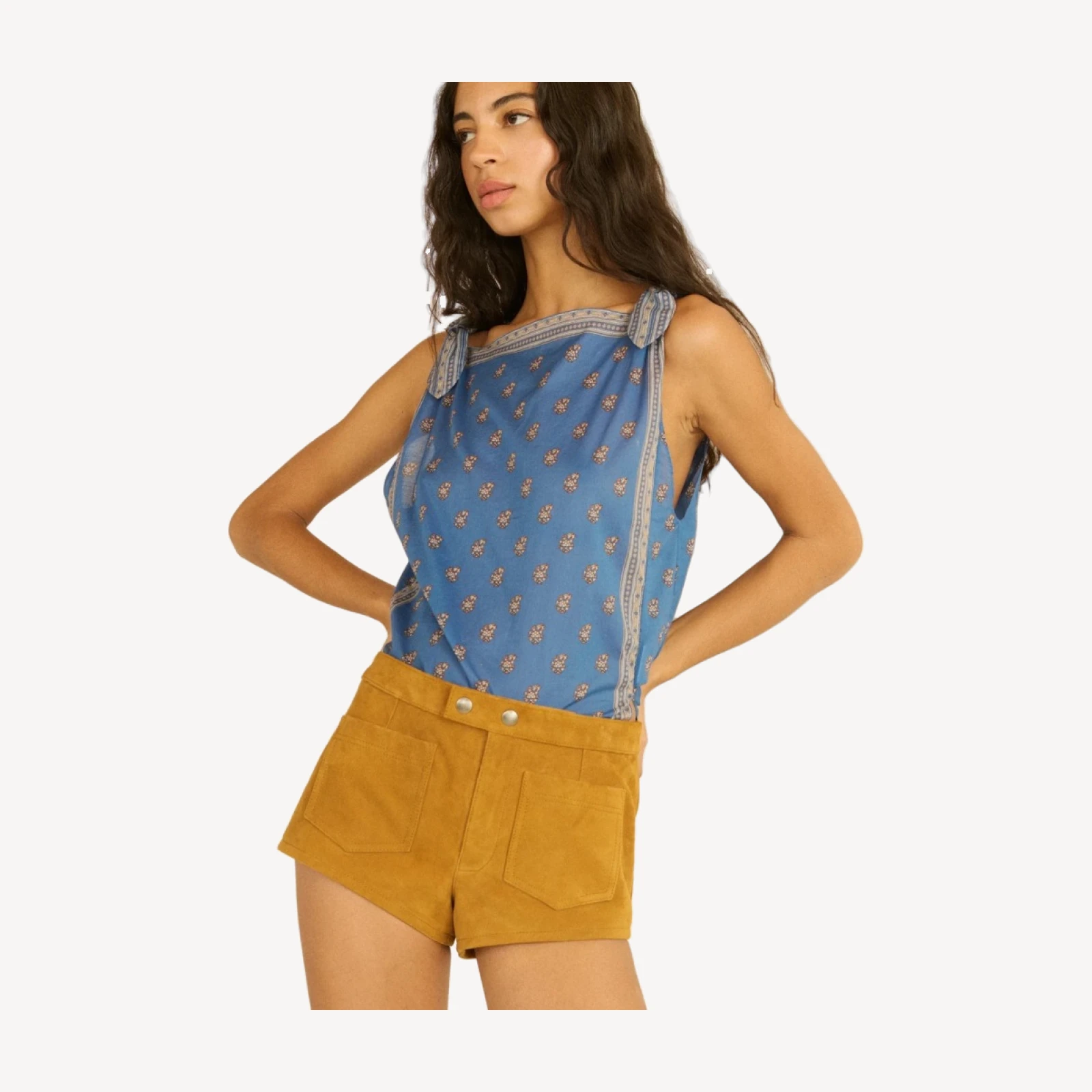 SEDONA SUEDE SHORT -- BARREL