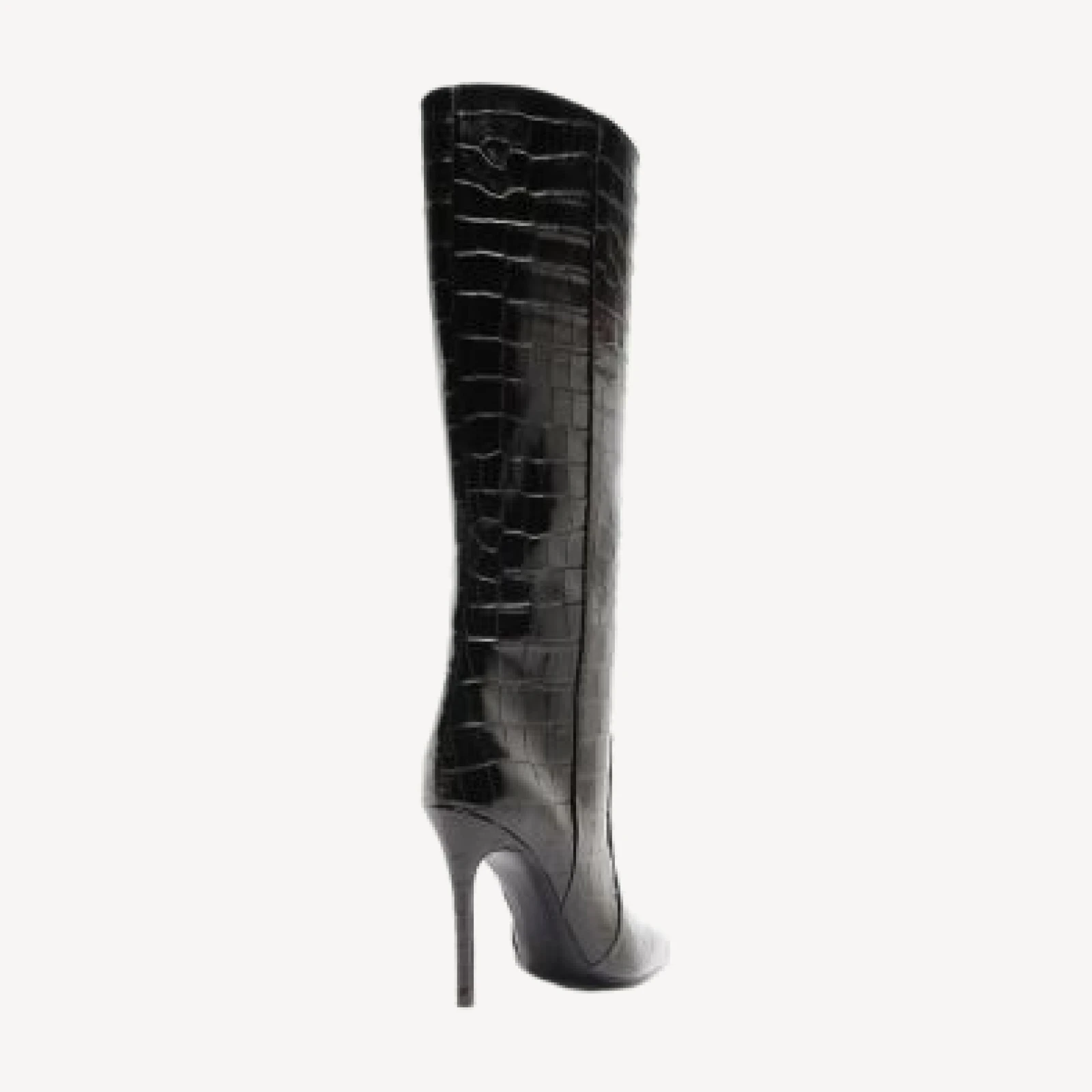 Schutz Women's Samira Croc Embossed Leather Knee High Boots