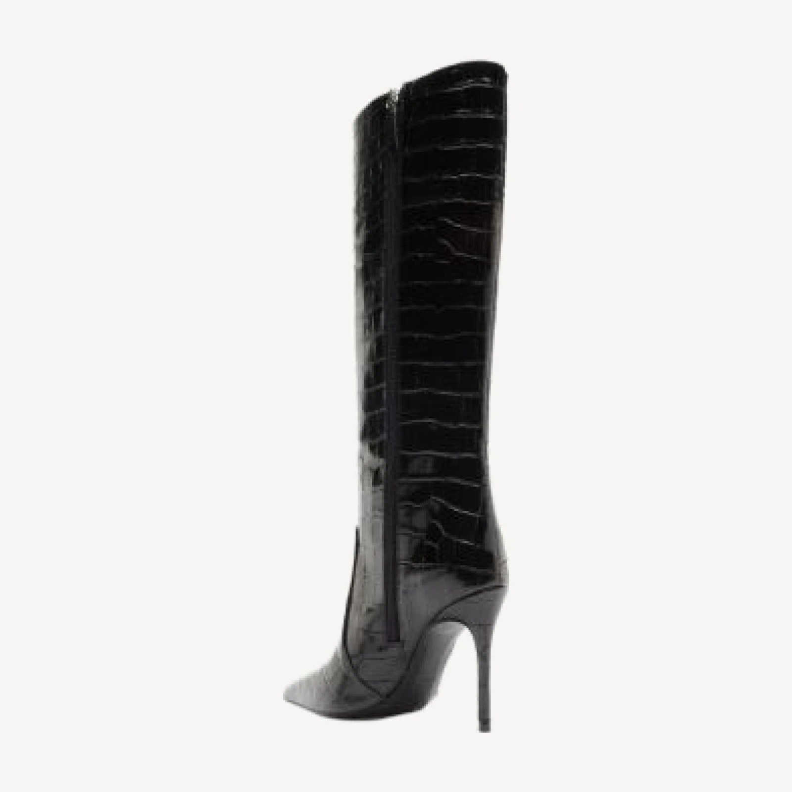 Schutz Women's Samira Croc Embossed Leather Knee High Boots