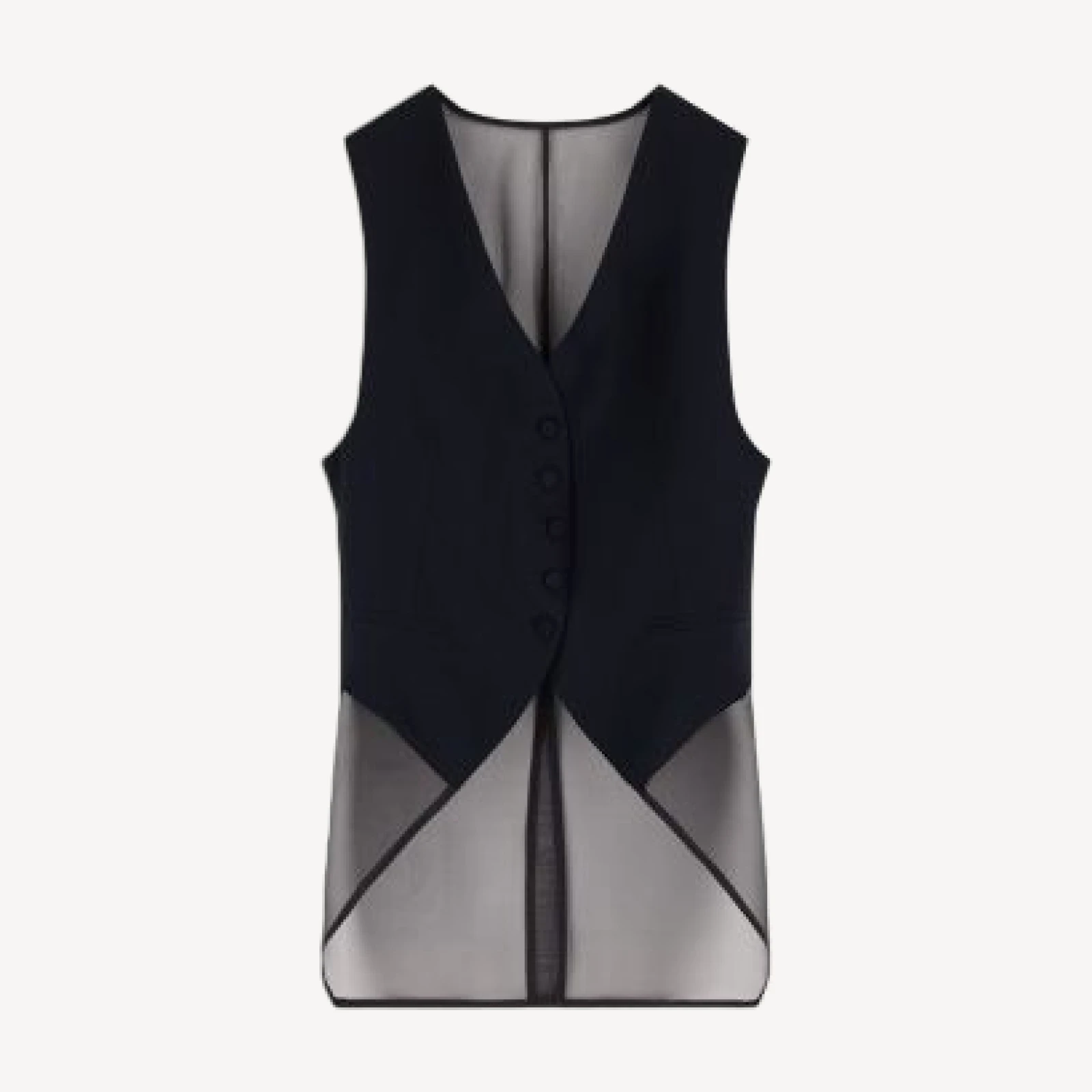 Emporio Armani Mixed Media Vest