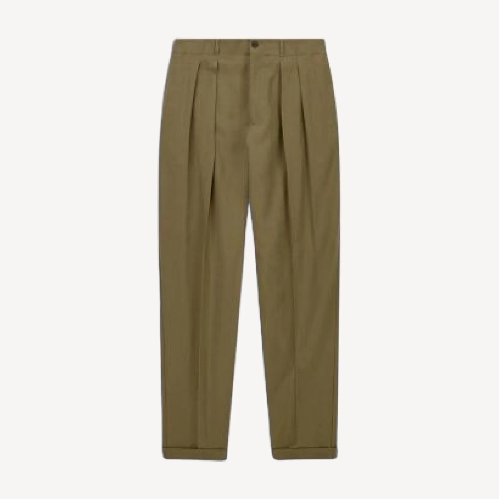 Emporio Armani Relaxed Pleated Trousers