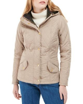 Barbour Millfire Hooded Quilted Coat