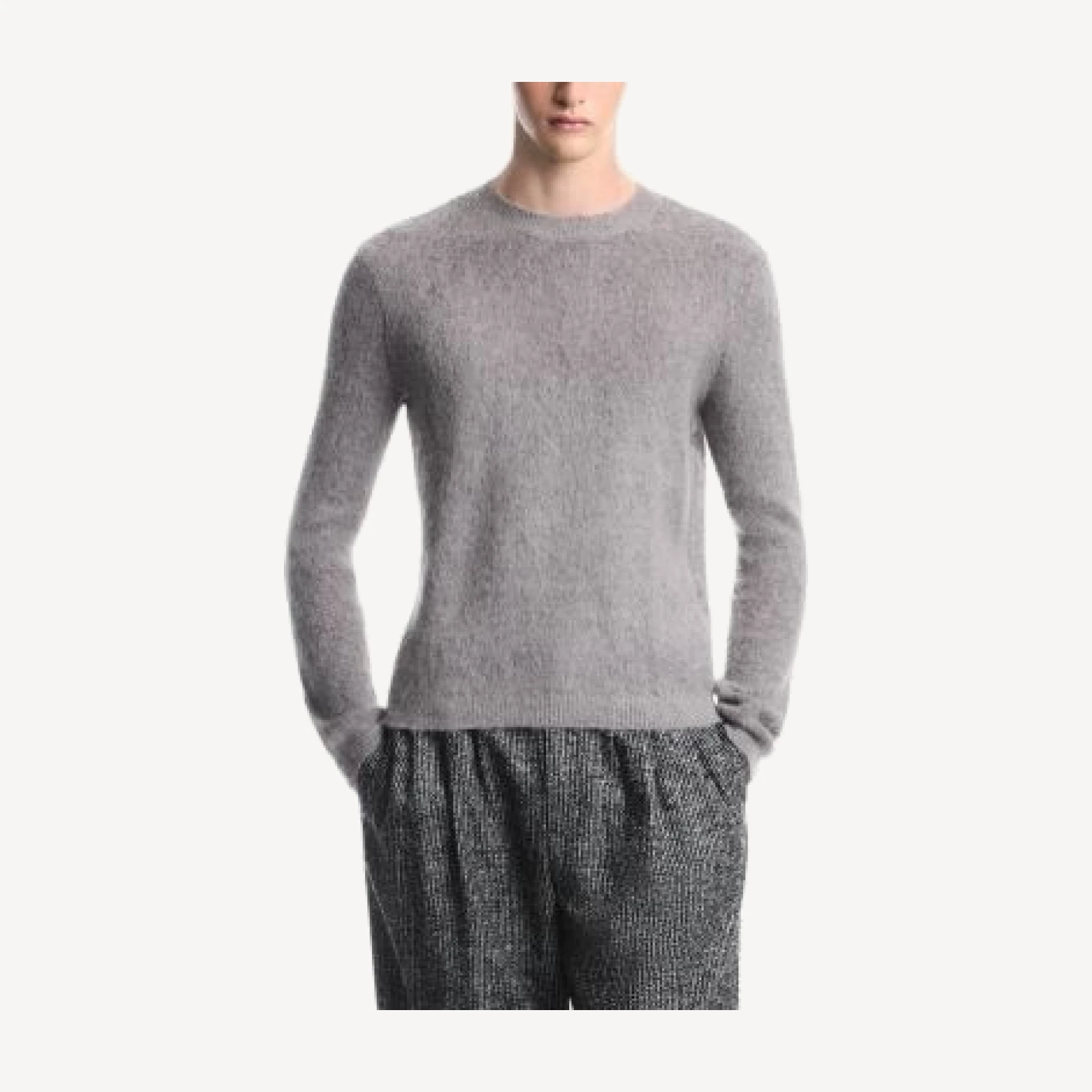 Emporio Armani Brushed Crewneck Sweater