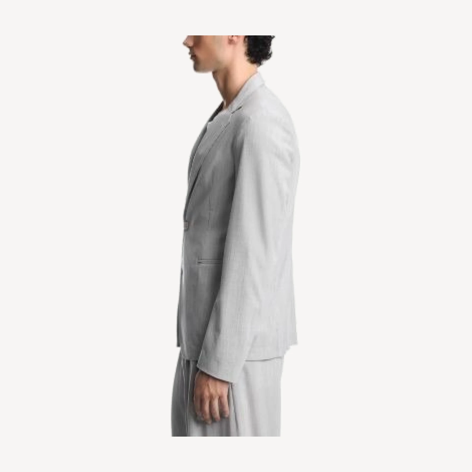 Emporio Armani Wool Blend Stripe Blazer