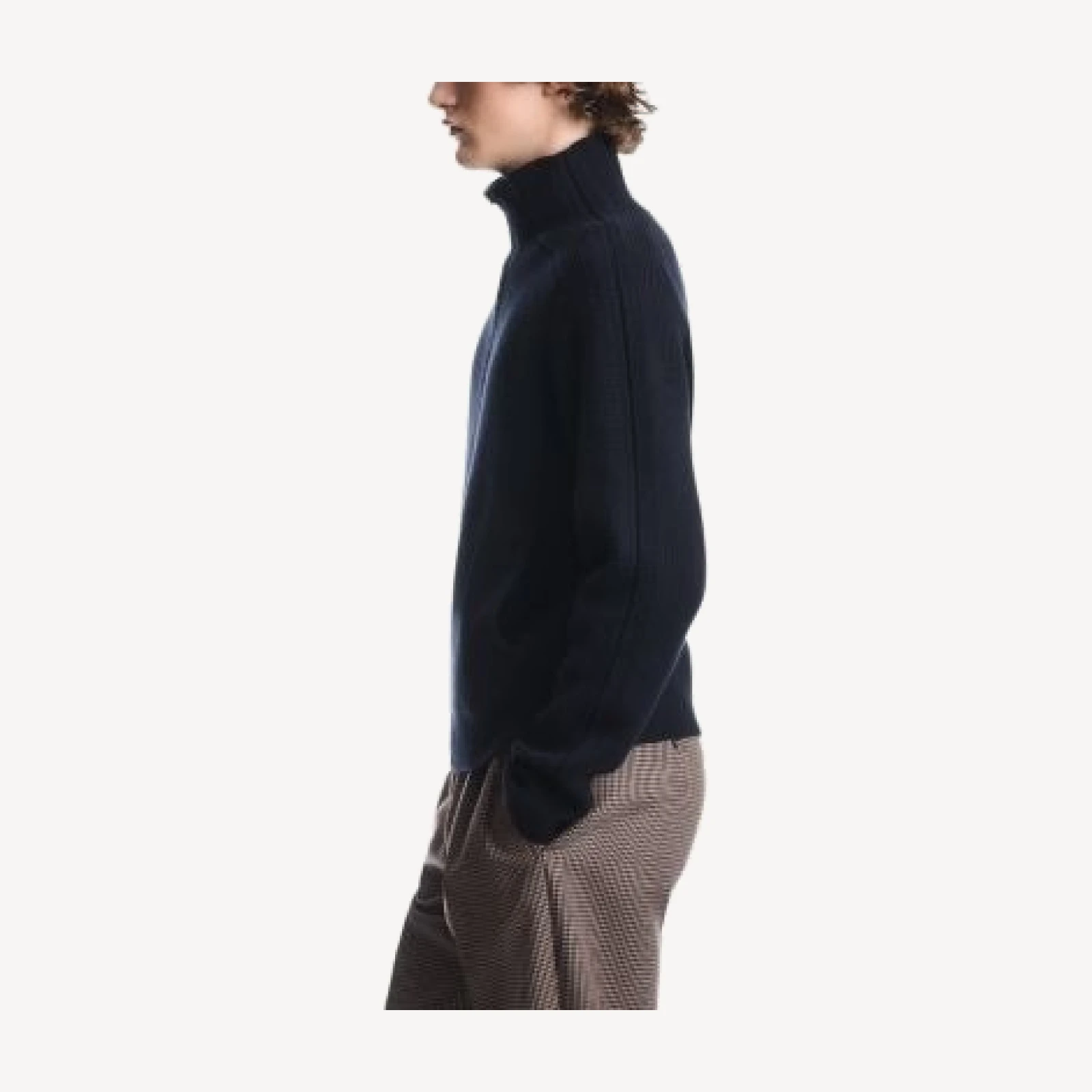 Emporio Armani Wool Full Zip Cardigan Jacket