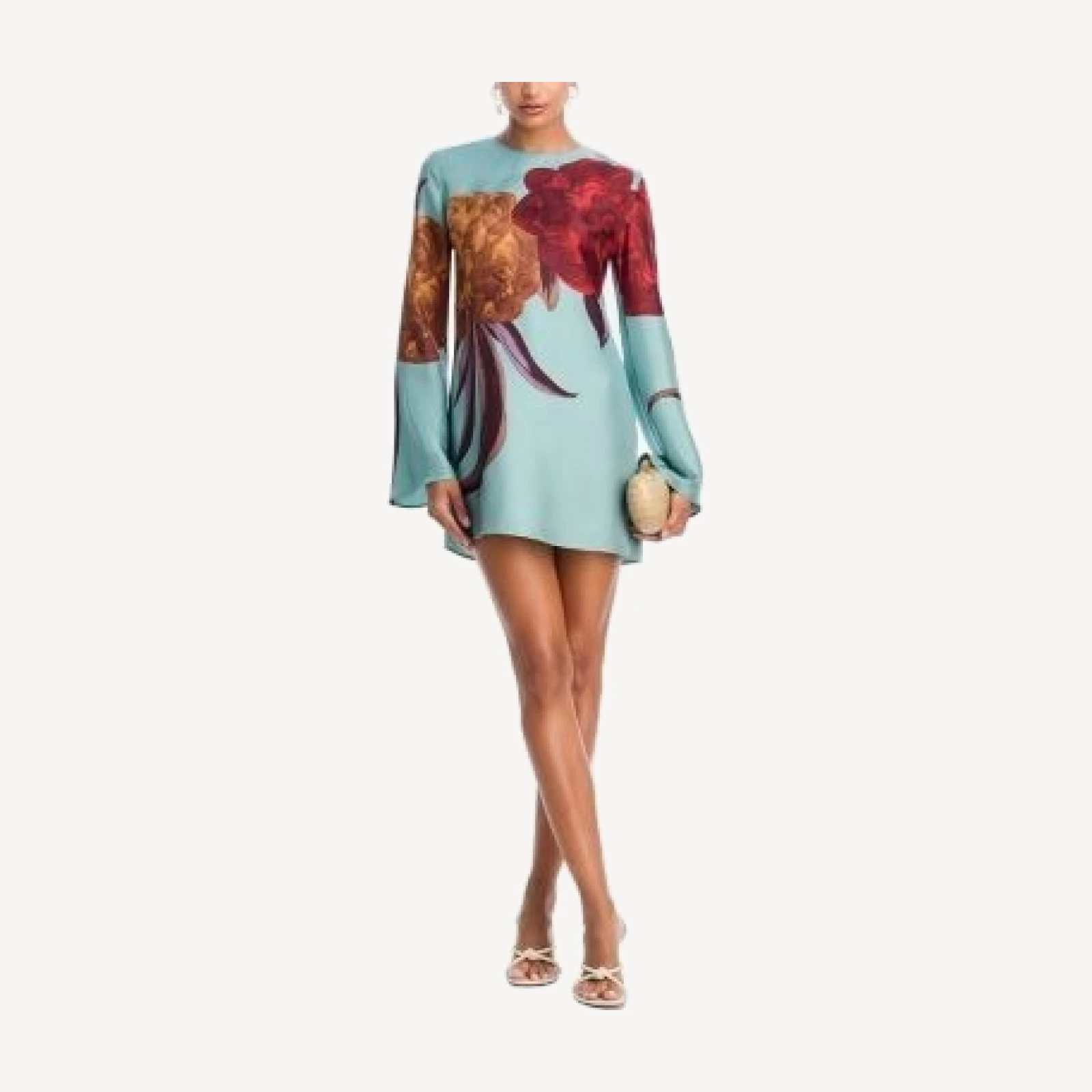 La Double J Mini Supreme Silk Swing Dress