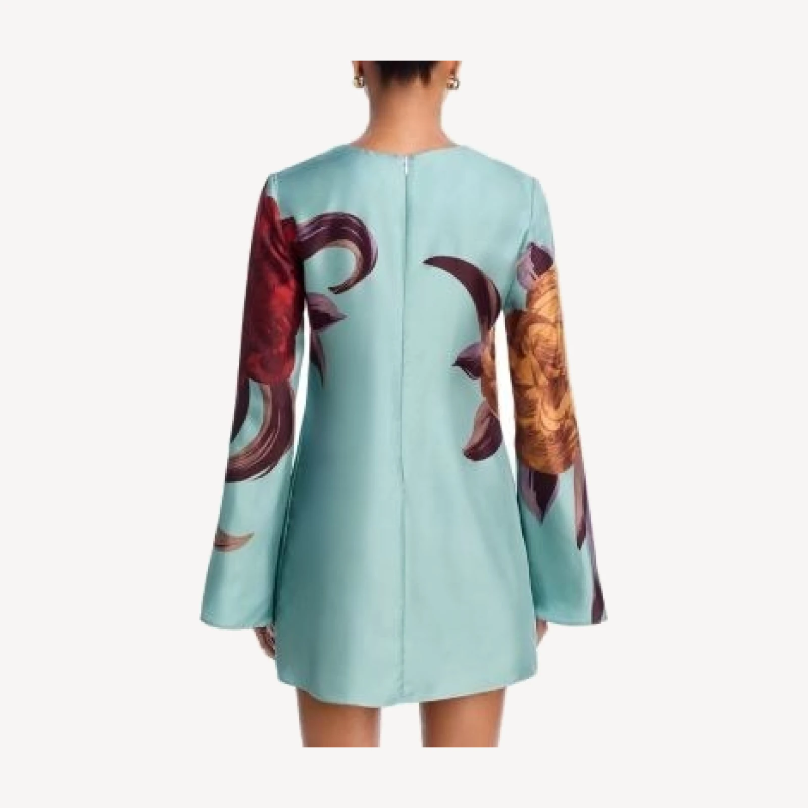 La Double J Mini Supreme Silk Swing Dress