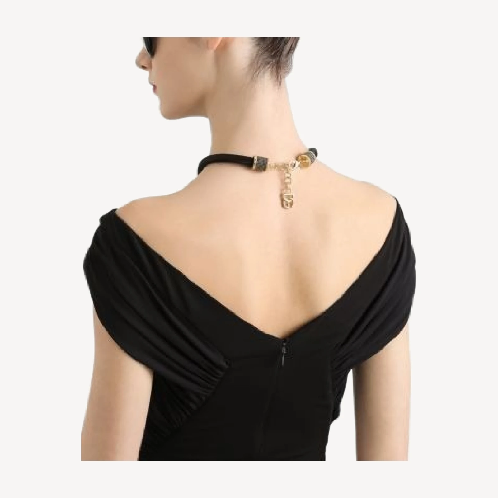Dolce & Gabbana Crepe Organza Midi Dress