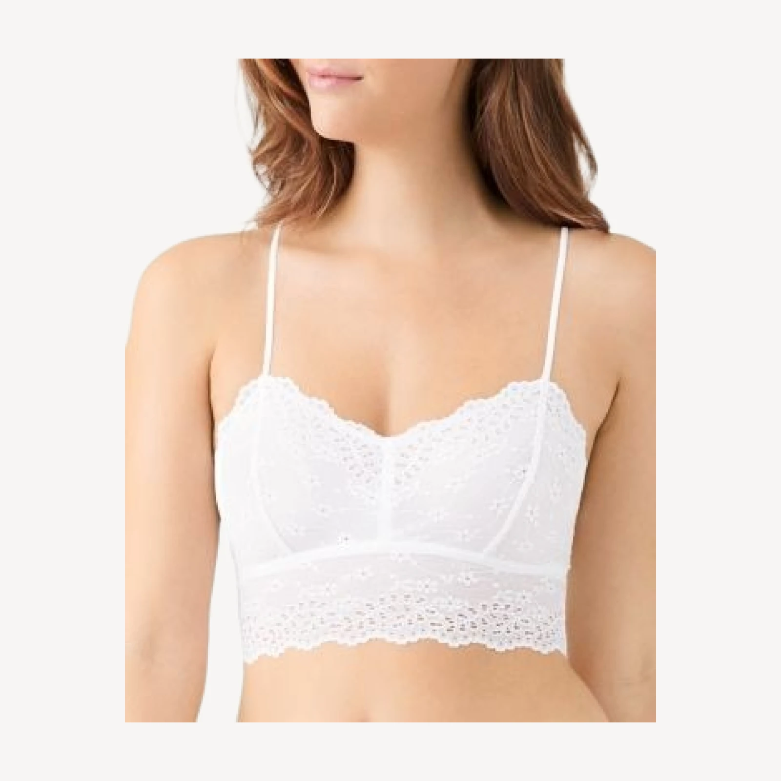 b. tempt'd by Wacoal Inspired Eyelet Longline Bralette