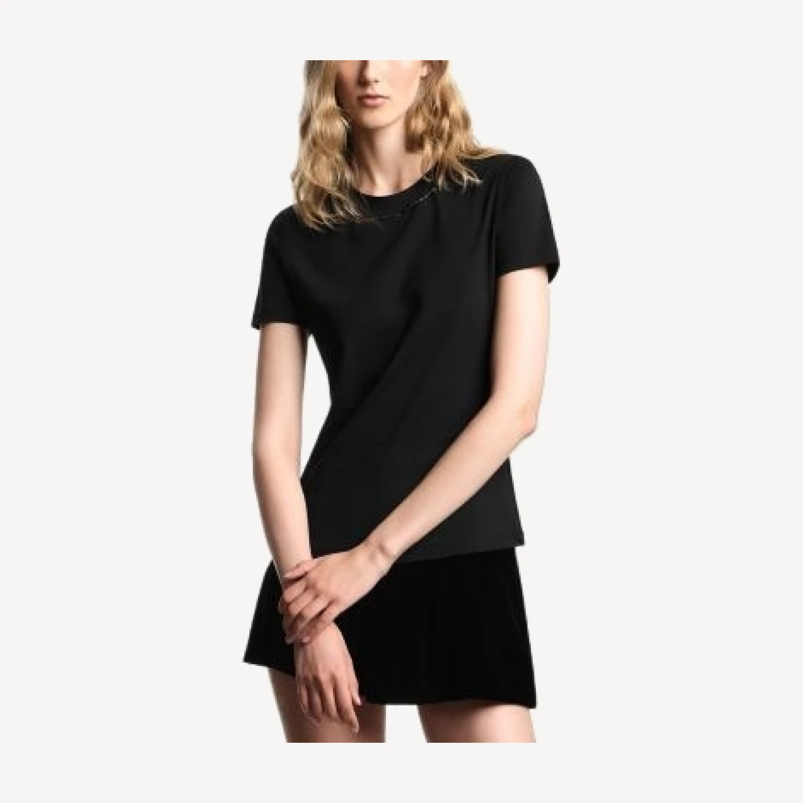 Emporio Armani Liquid Velvet Pleated Shorts