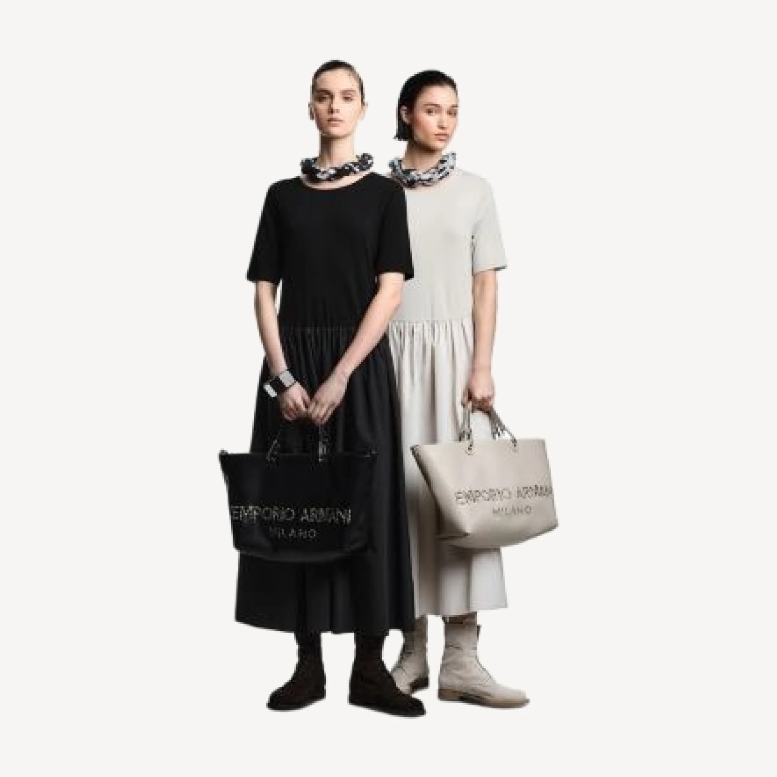 Emporio Armani Mixed Media Dress