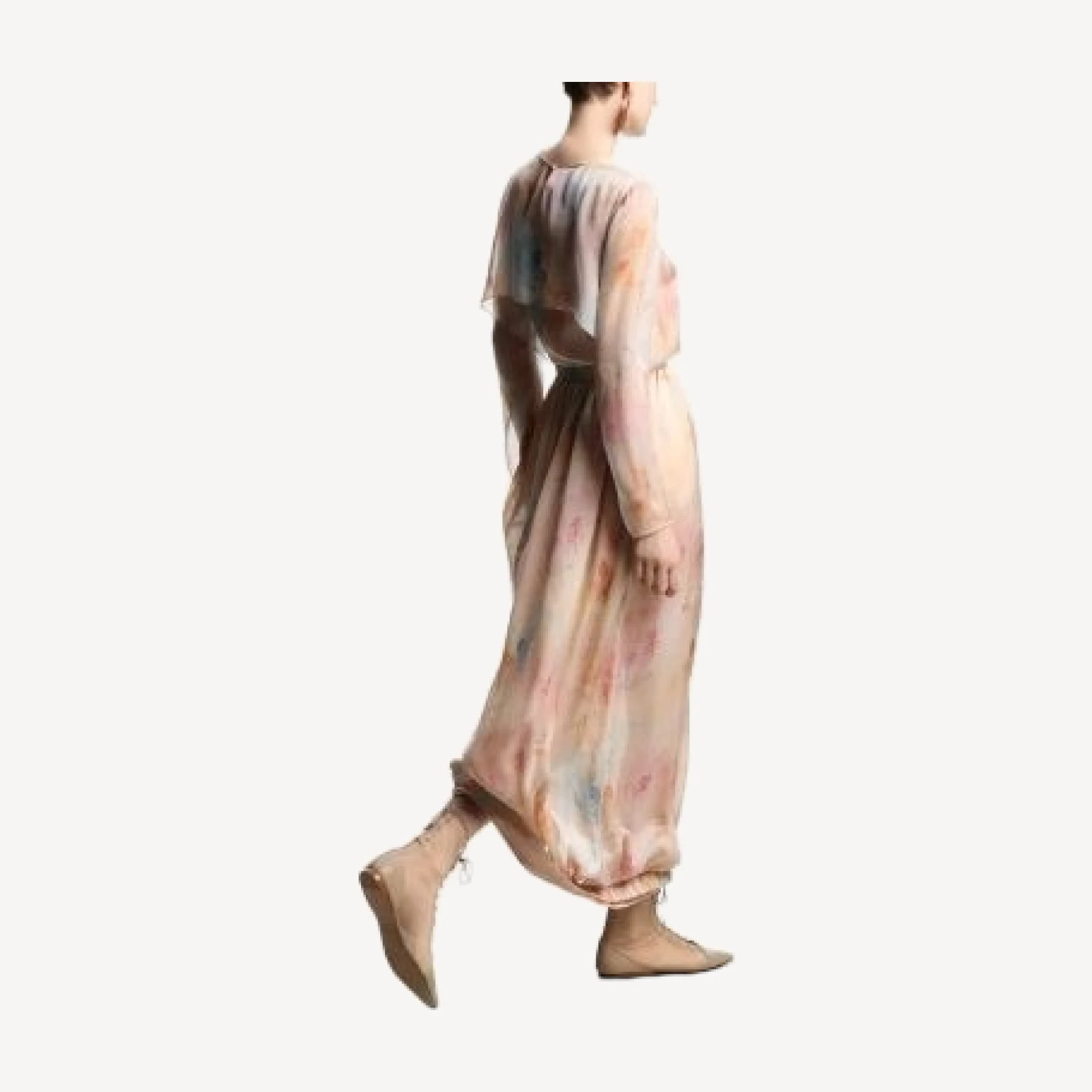Emporio Armani Silk Chiffon Maxi Dress