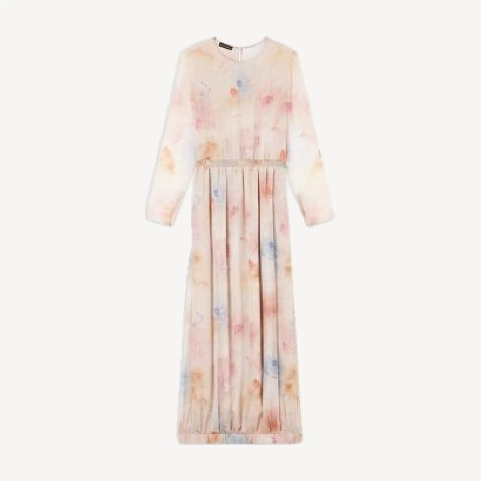 Emporio Armani Silk Chiffon Maxi Dress