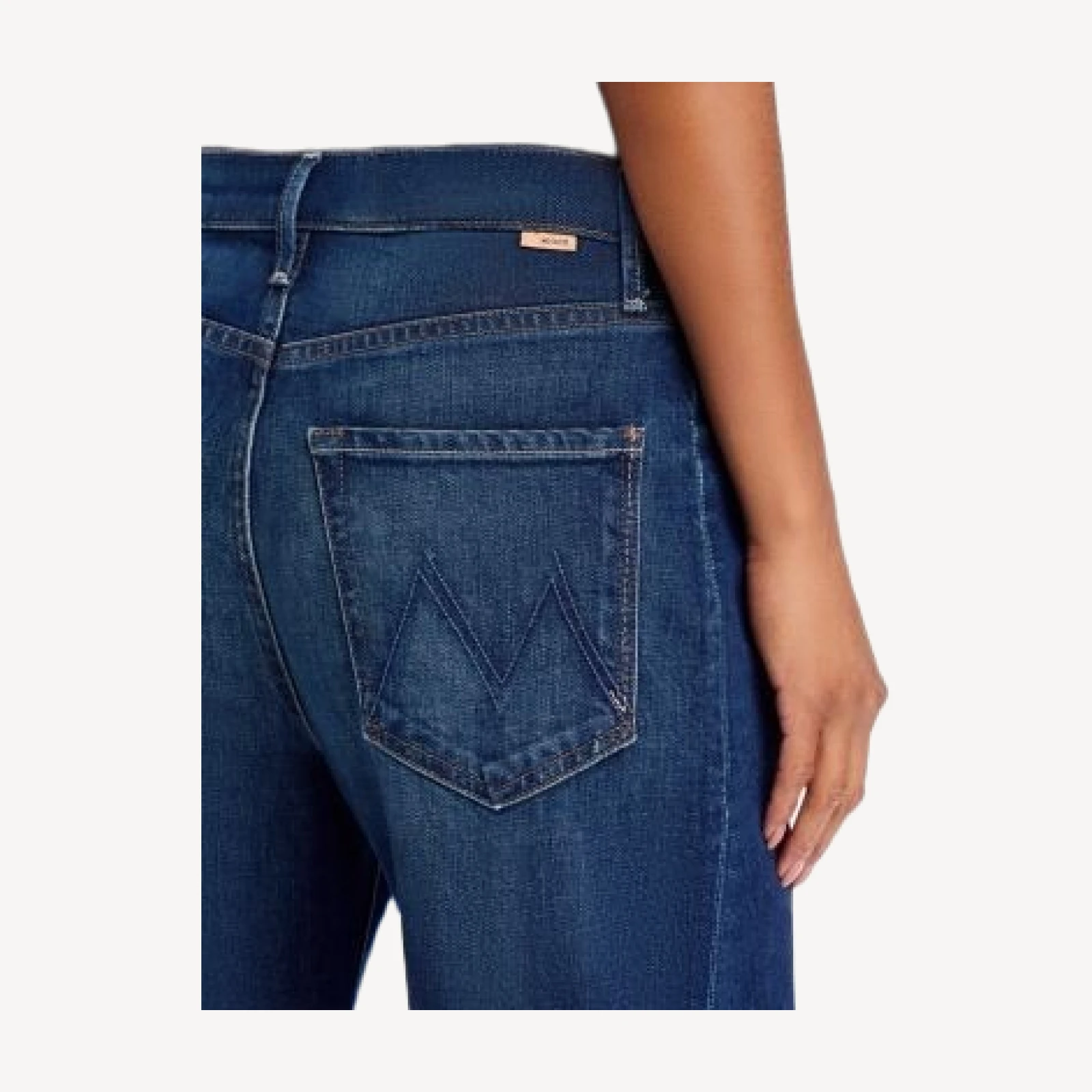 Mother The Half Pipe Ankle Cuff Fray Jeans in Perfectly Imperfect