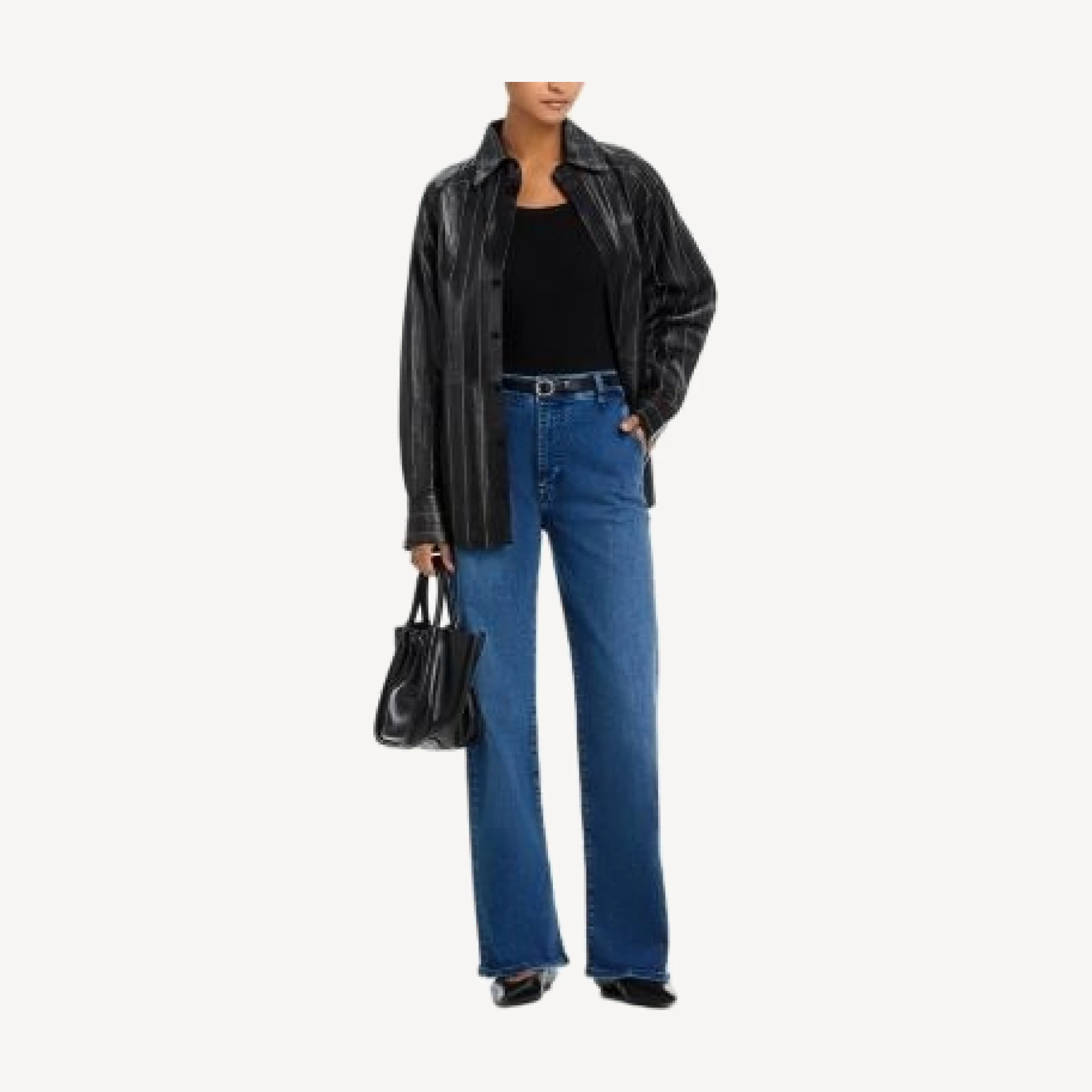 Frame The Straight High Rise Jeans in Foxley