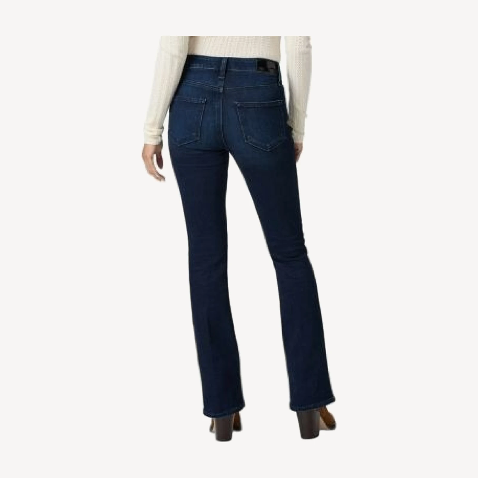 Paige High Rise Manhattan Petite Bootcut Jeans in Manifesto