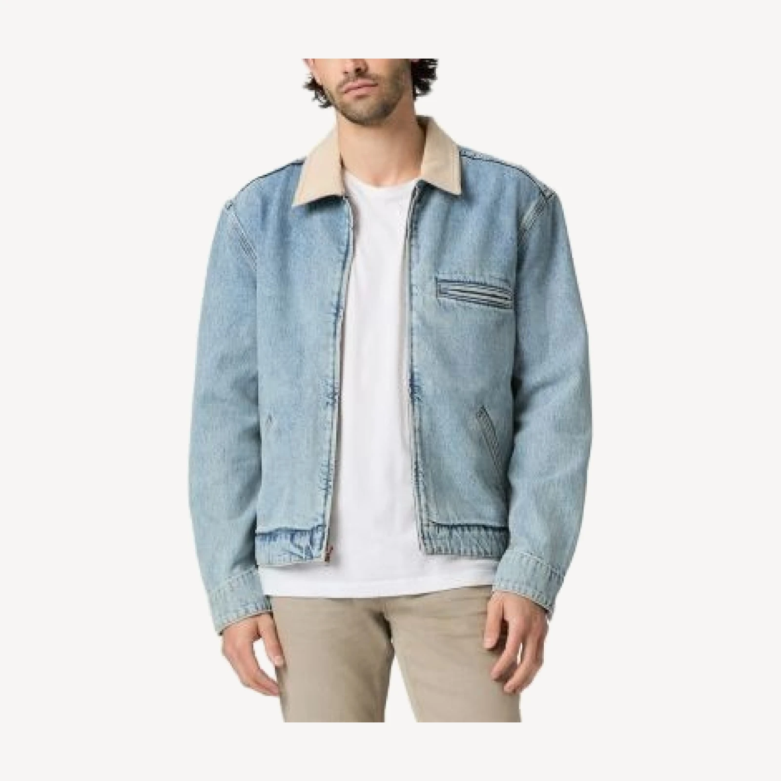 Paige Laughlin Denim Zip Up Jacket