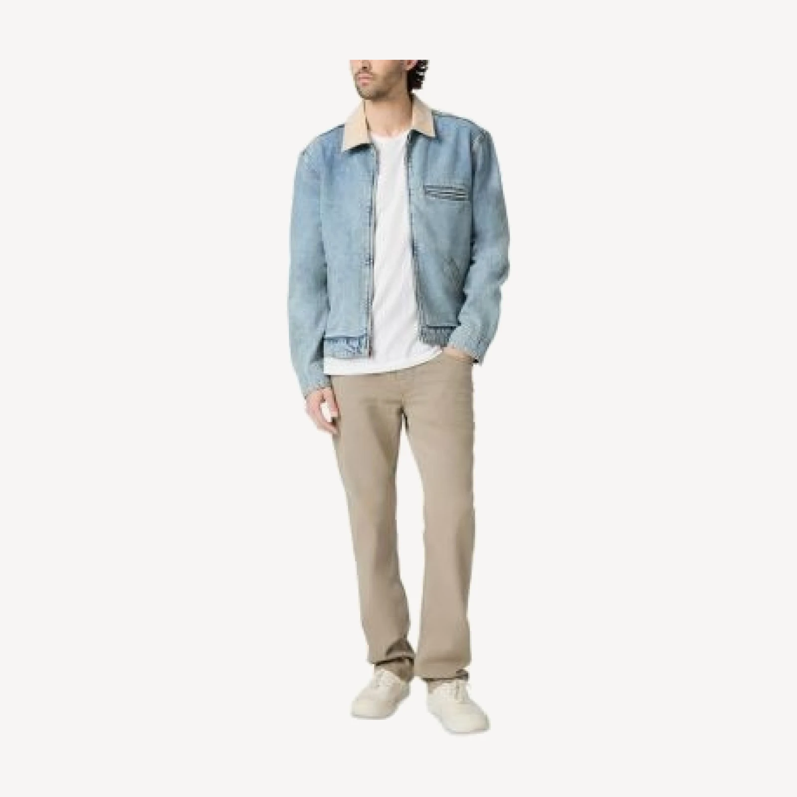 Paige Laughlin Denim Zip Up Jacket