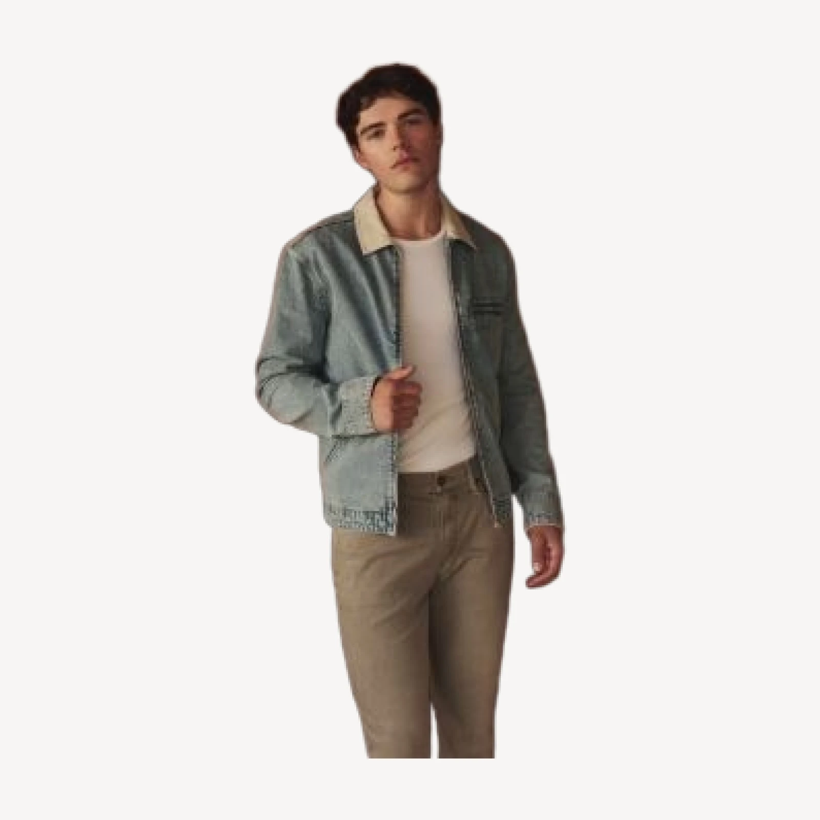 Paige Laughlin Denim Zip Up Jacket