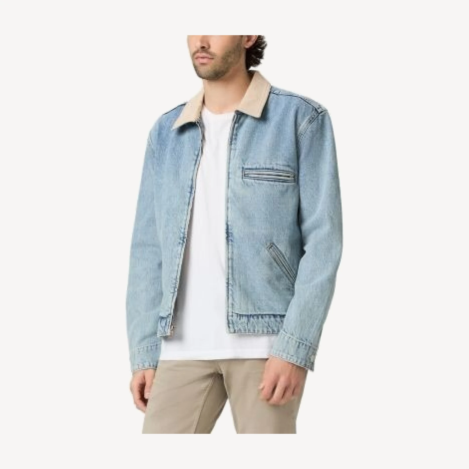 Paige Laughlin Denim Zip Up Jacket