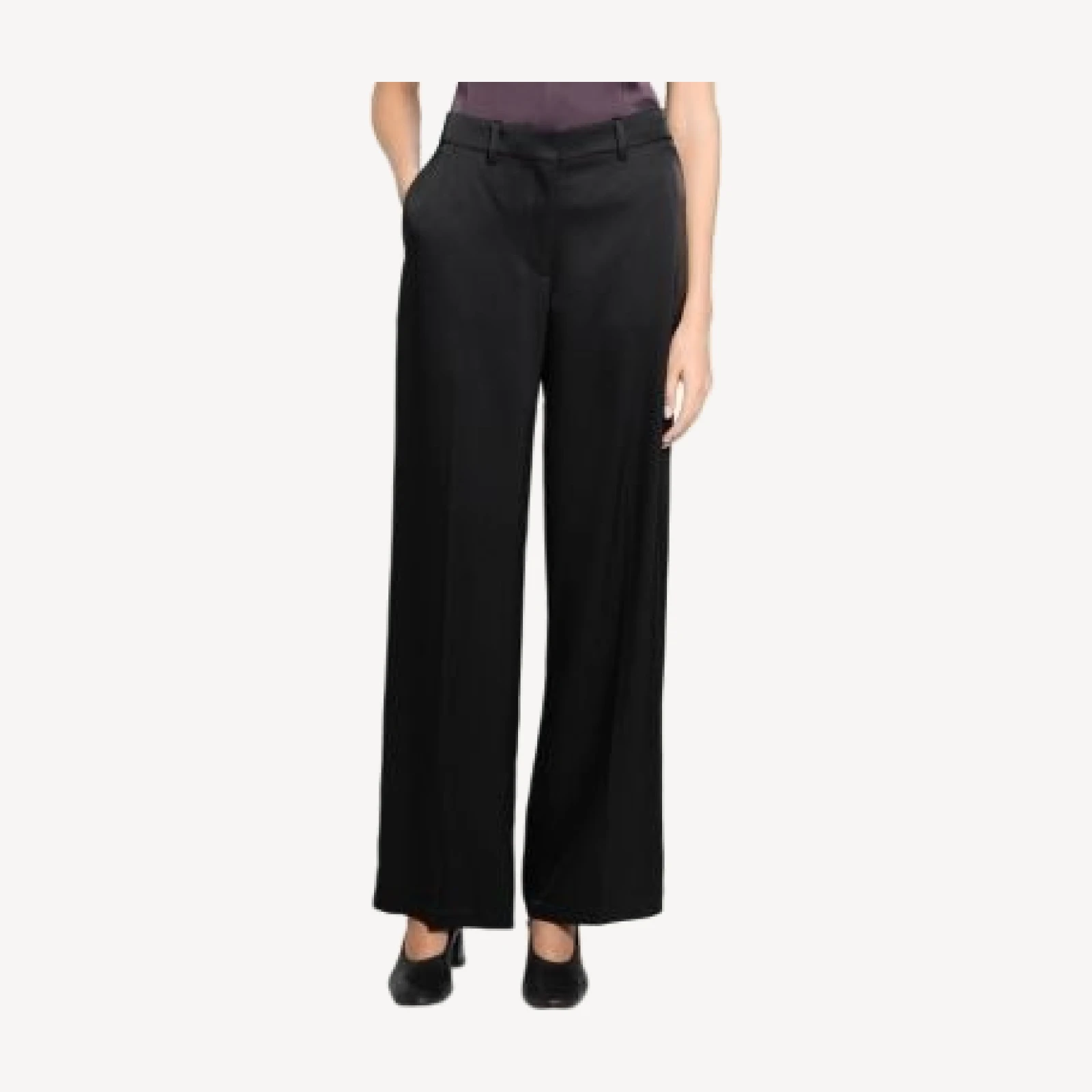 Theory Classic Satin Straight Pants